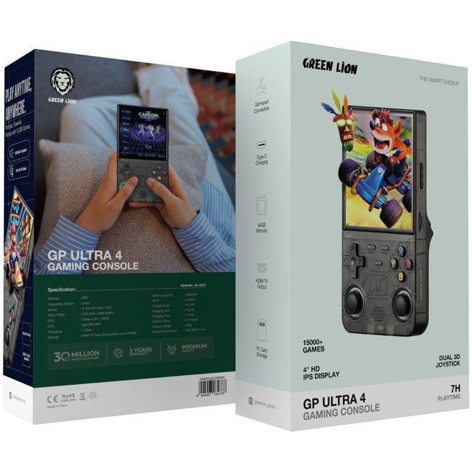 Green Lion GP ULTRA 4 Gaming Console - Black