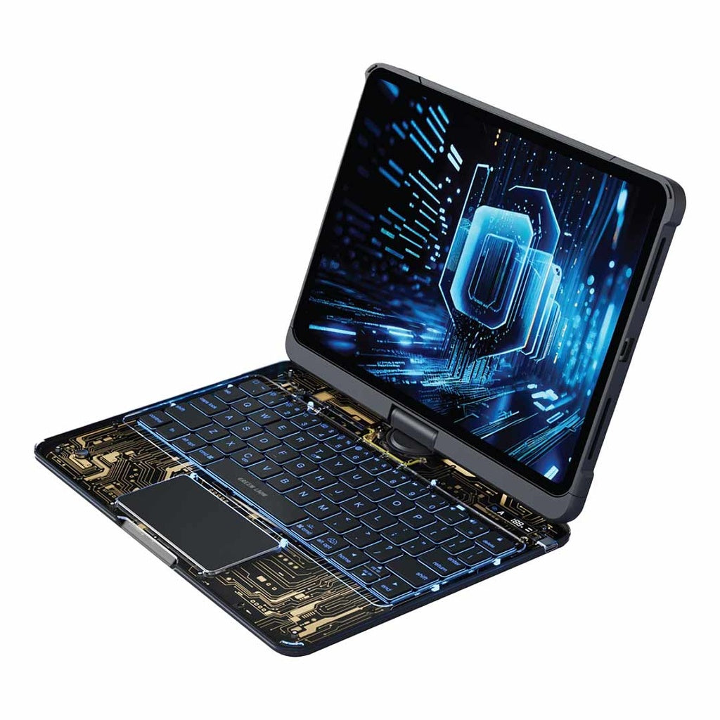 Green Lion Transparent Magic Keyboard Case iPad Pro 12.9” - Black