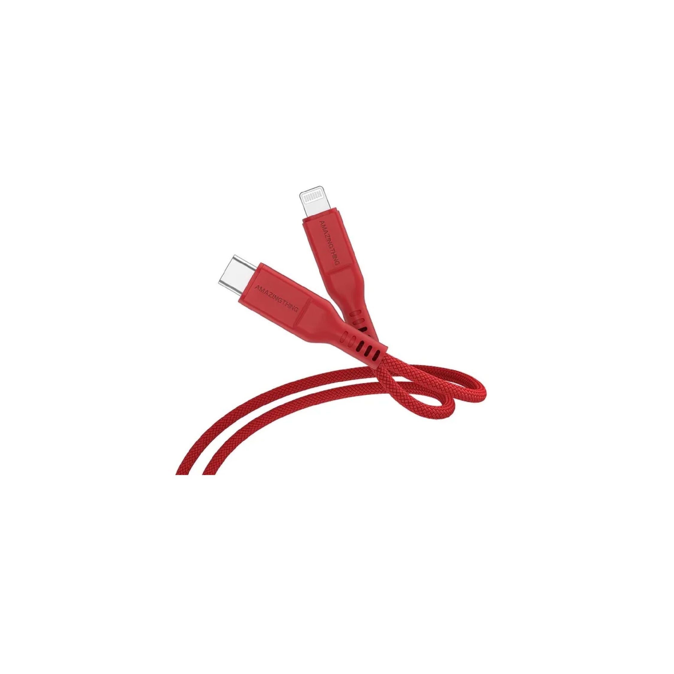 Amazing Thing Thunder pro lightning to usb-c 30w 1.1m cable Red