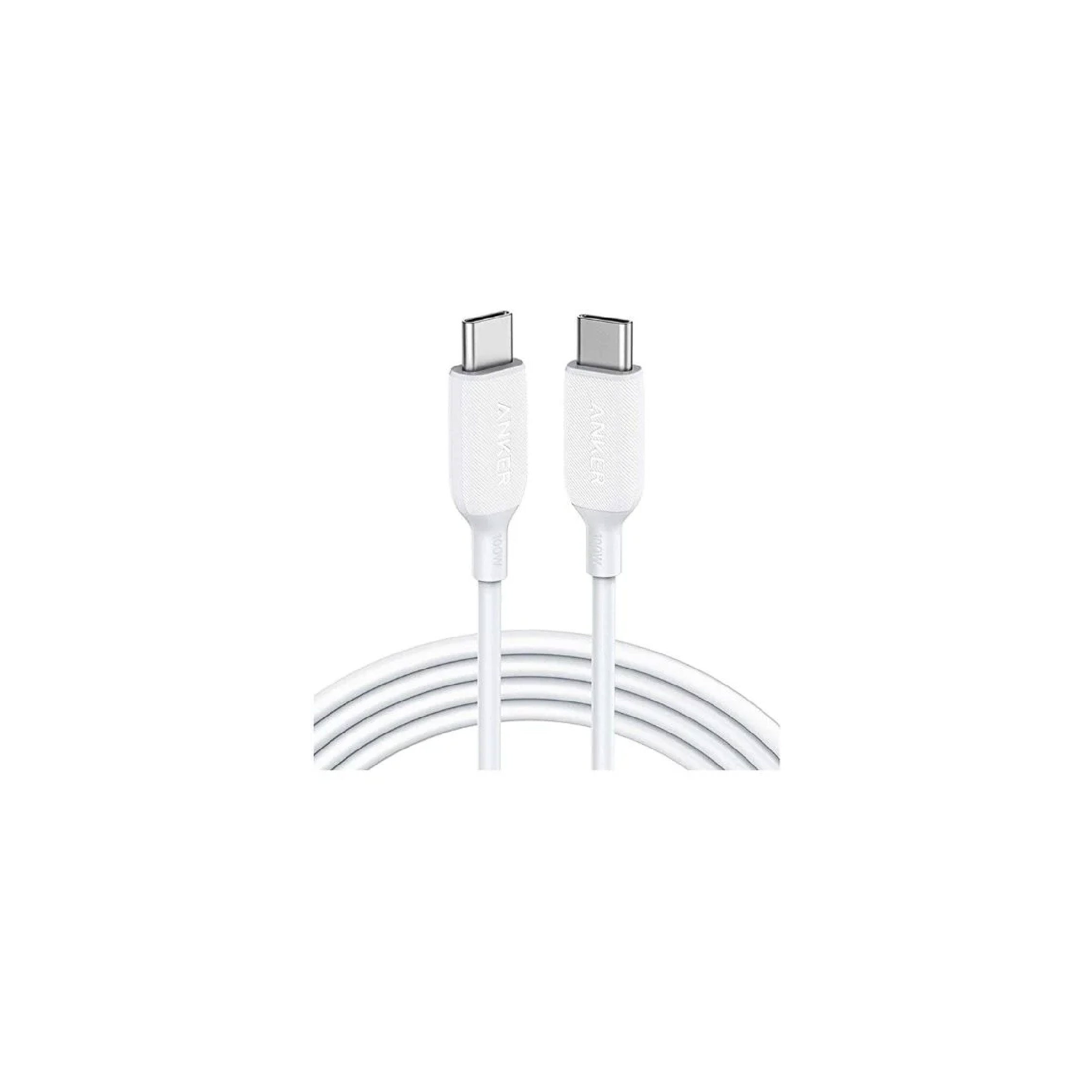 Anker powerline USB-C to USB-C 1.8 m - white