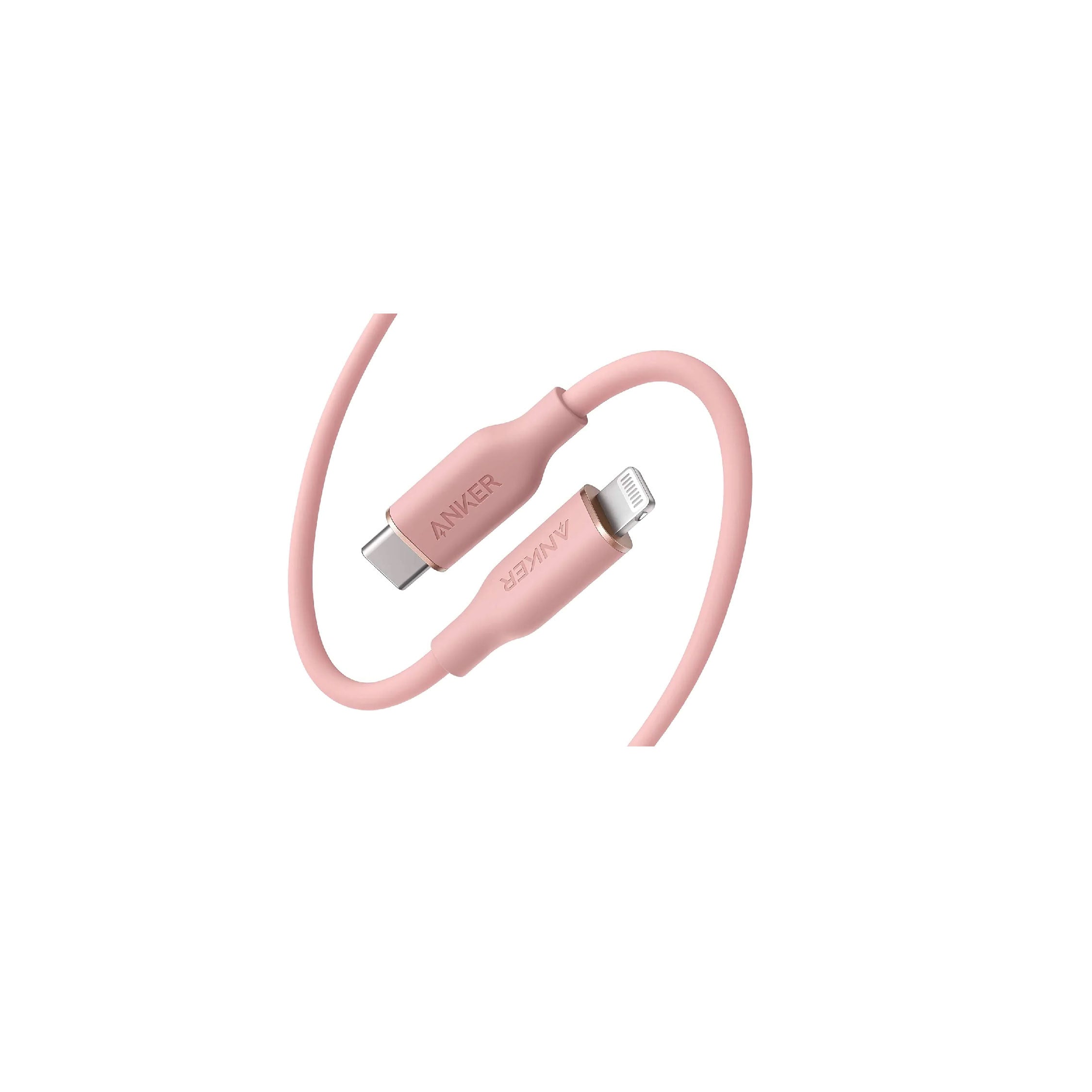 Anker Flow USB-C With Lightning Connector 1.8m - Pink