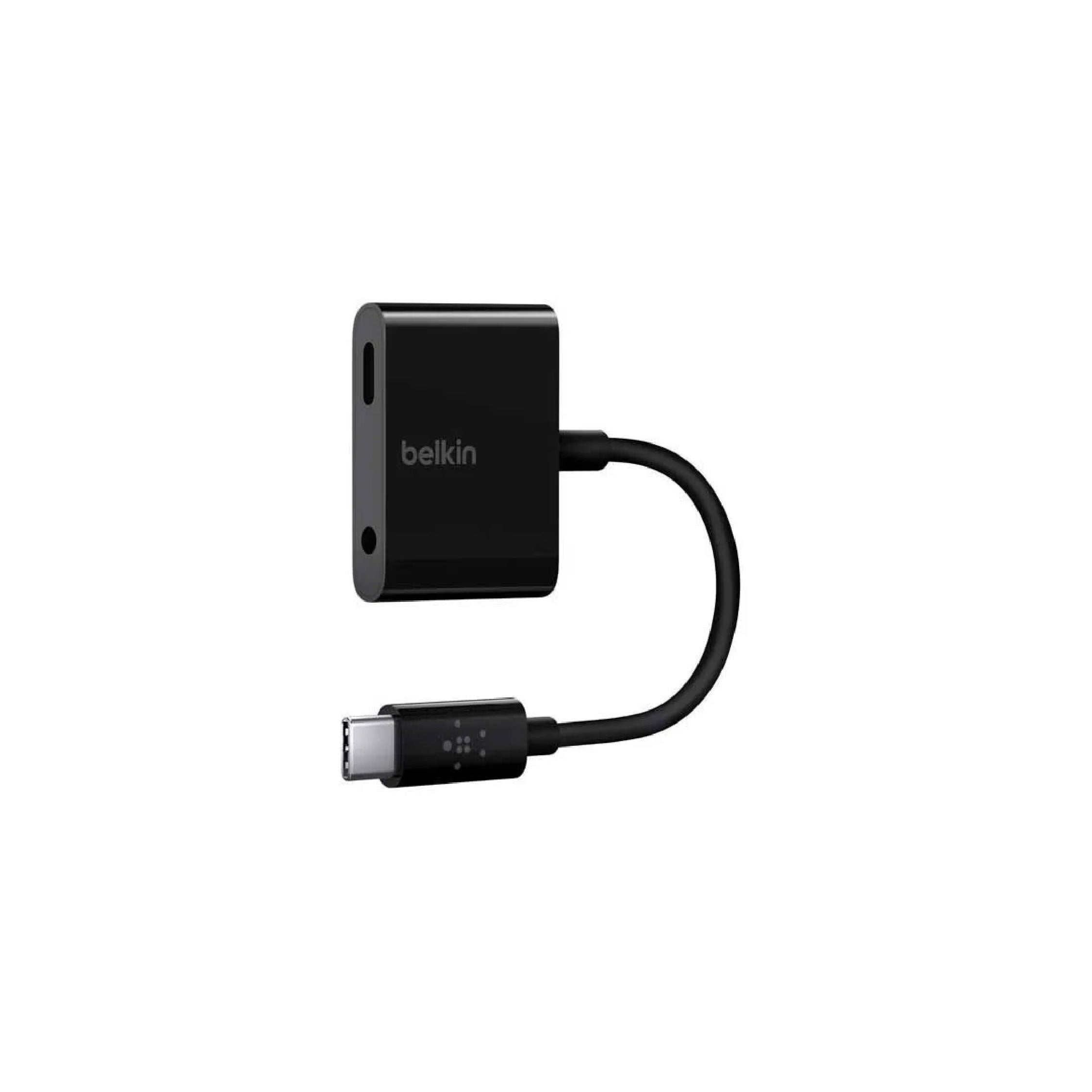 Belkin 3.5mm audio + usb-c charge adapter