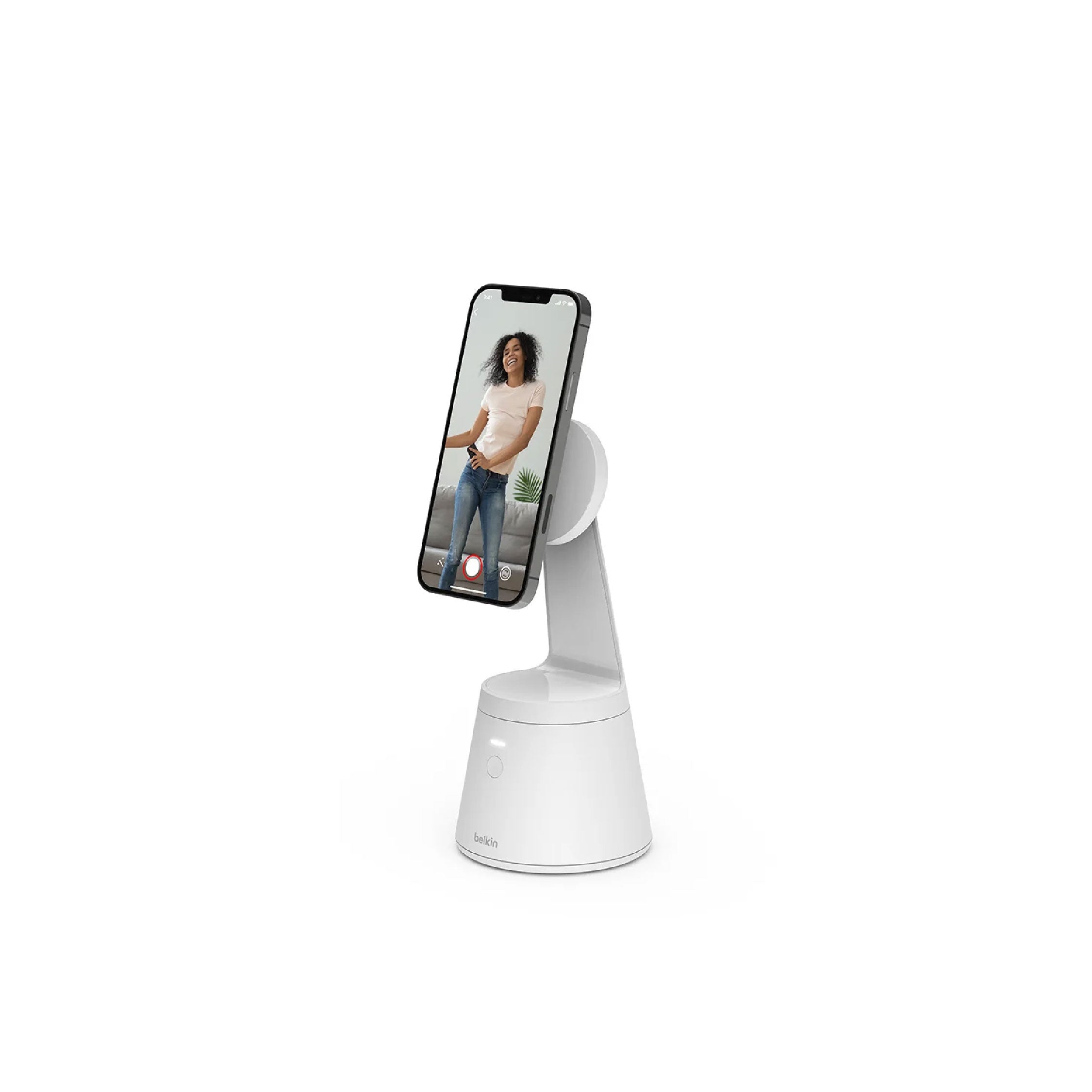 Belkin Magnetic Phone Mount with Face Tracking white