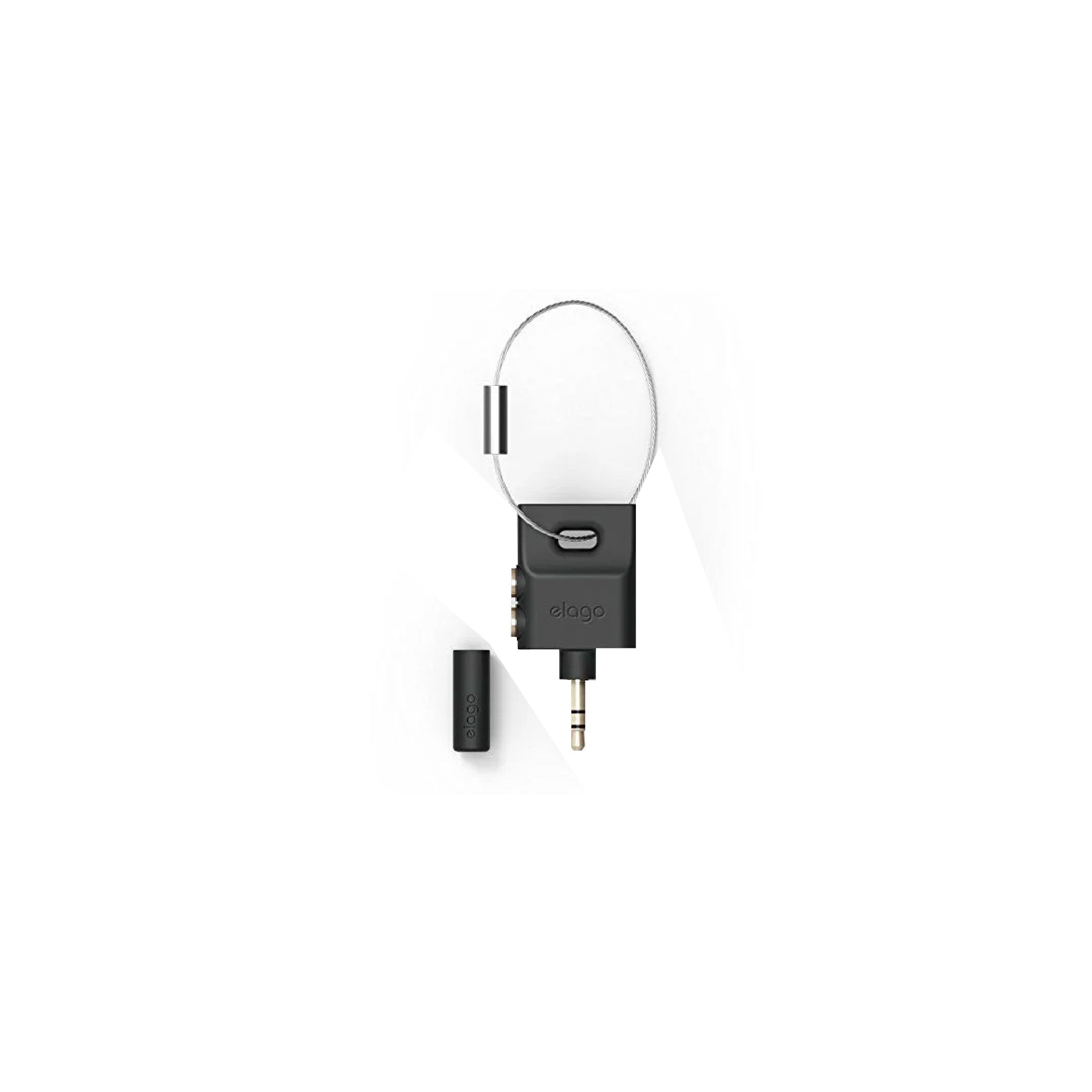 Elago Keyring Headphone Splitter - Black