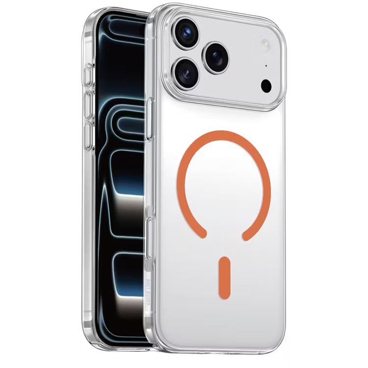 Green Lion coral delgado case for iphone 17 pro - Orange