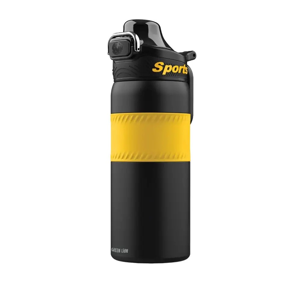 Green Lion Athlete Thermal Bottle - Yellow