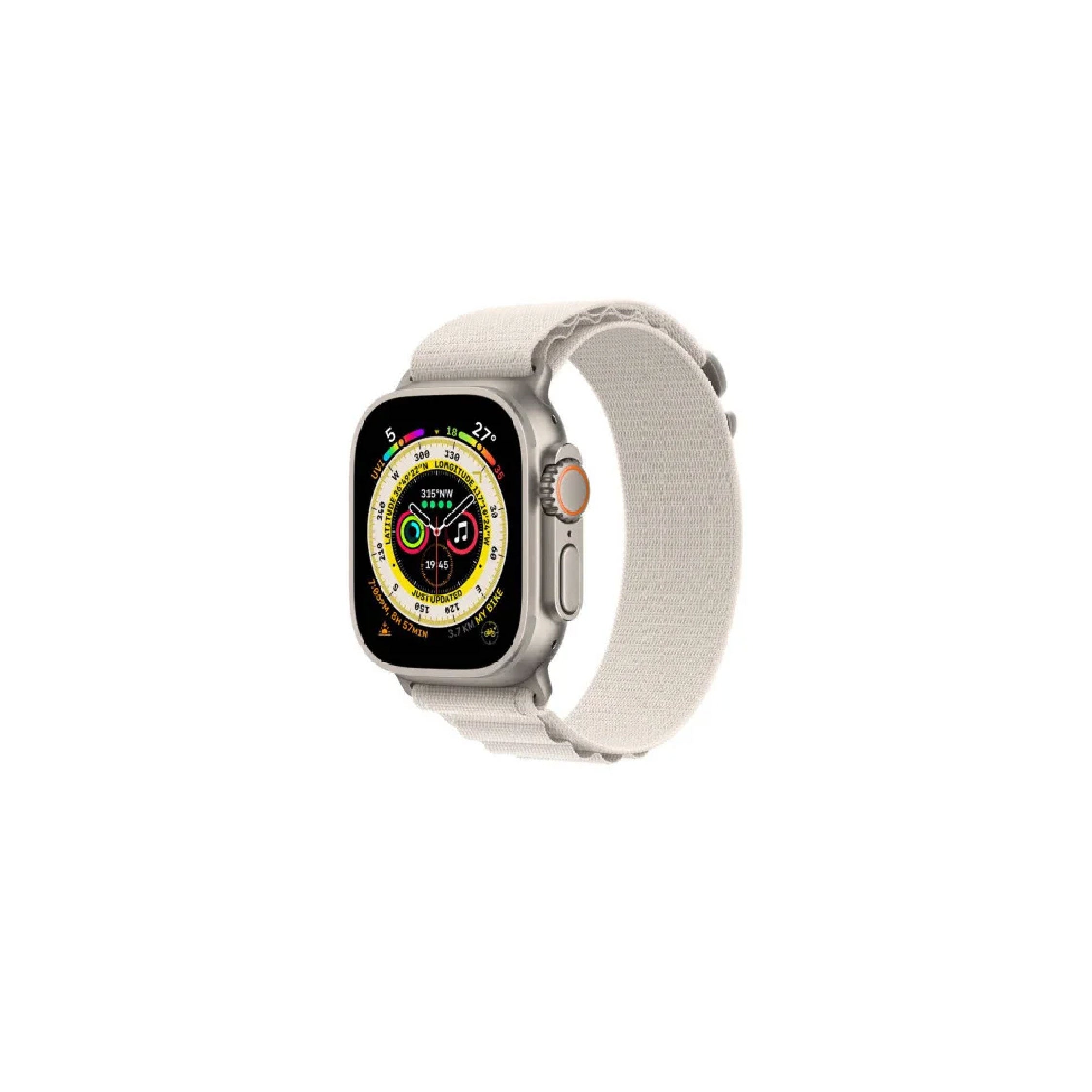 Green Lion Ultra Series 49 Strap for Apple Watch 49 mm - White