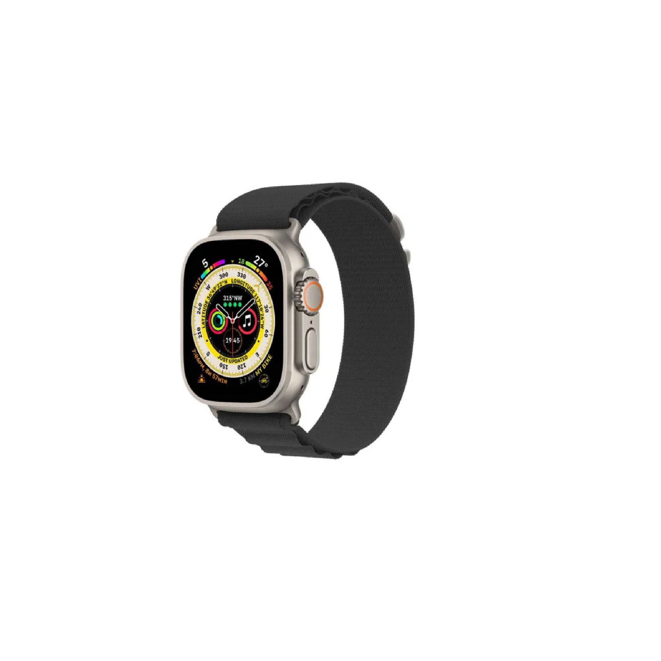 Green Lion Ultra Series 49 Strap for Apple Watch 49mm - Black