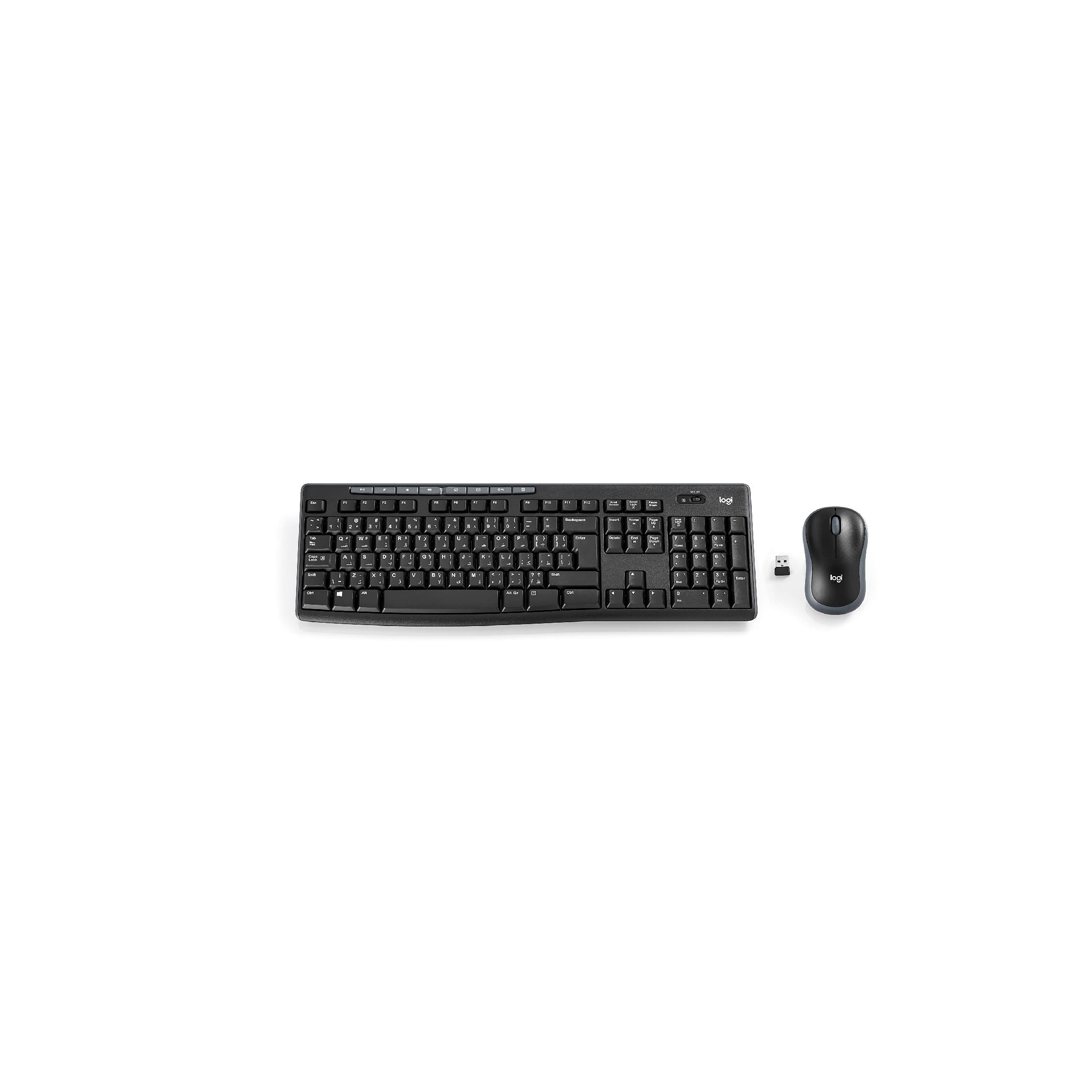 Logitech MK270 Wireless Keyboard Mouse Combo Arabic & English