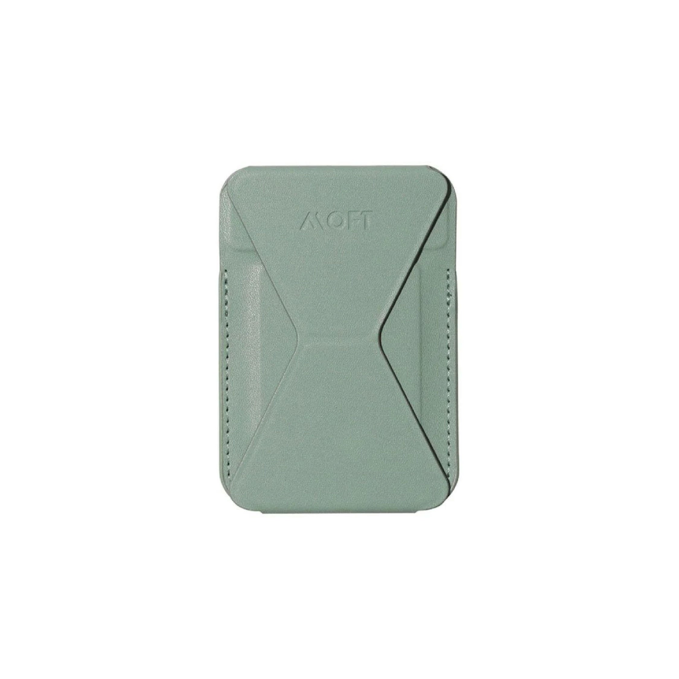 Moft MagSafe Comp. Snap-On Phone Stand & Wallet (Seafoam)