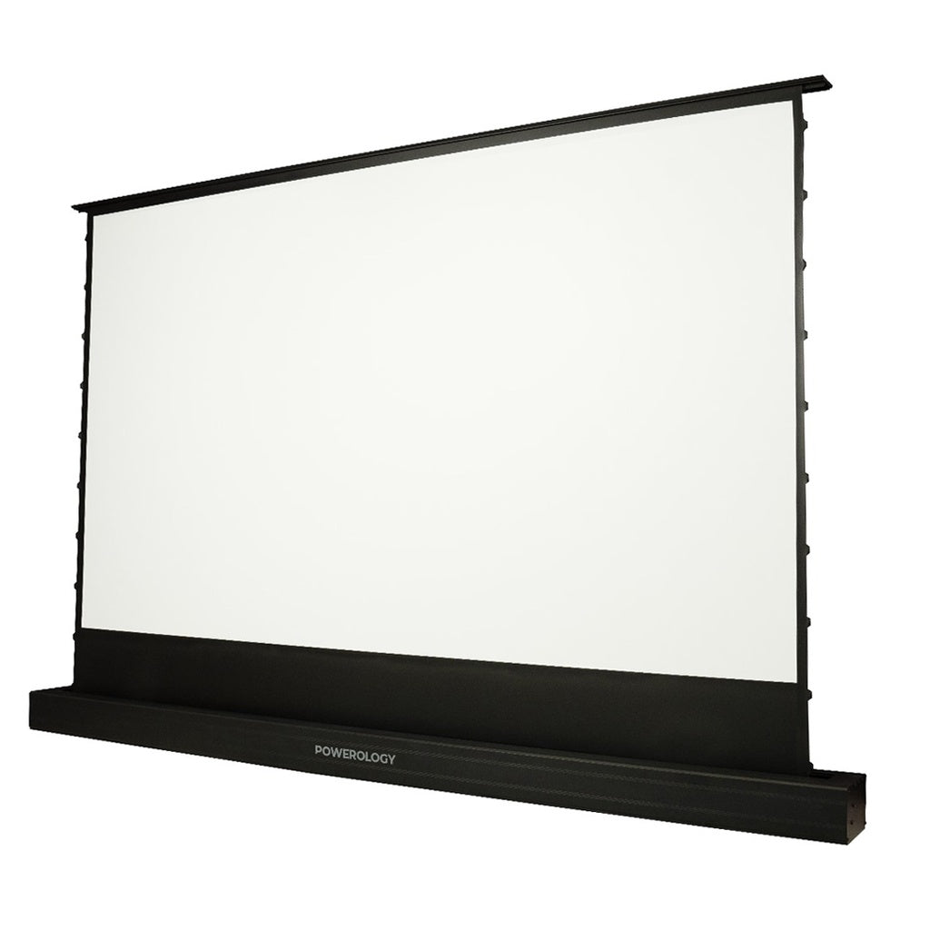 Powerology 100'Motorised Projector Screen - White