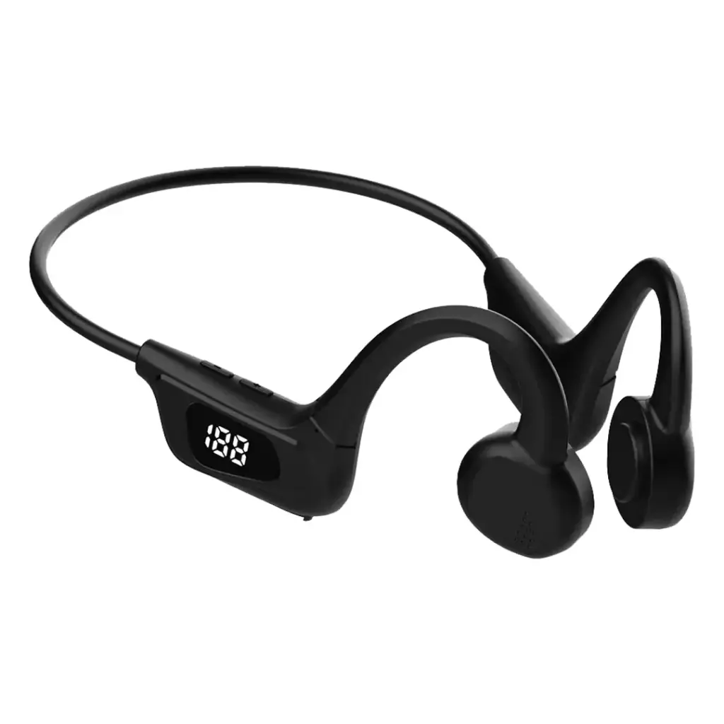 Porodo Blue Bone Conduction Headphones - Black