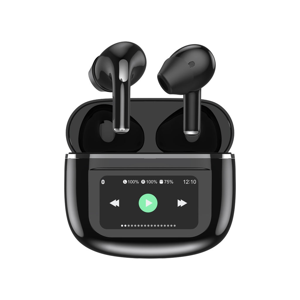 Porodo Soundtec Wonder Semi In-Ear ANC Earbuds Black