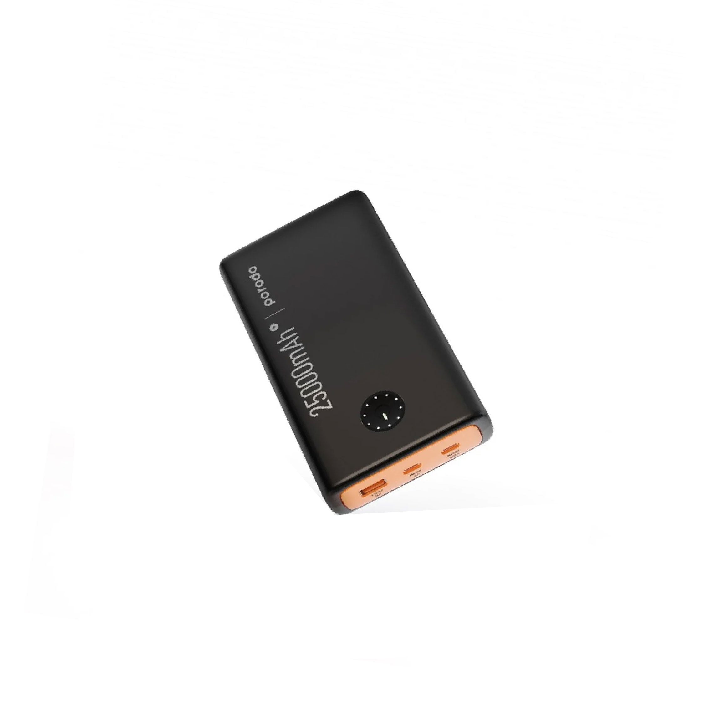 Porodo Compact Power Bank 25000mAh PD 12W