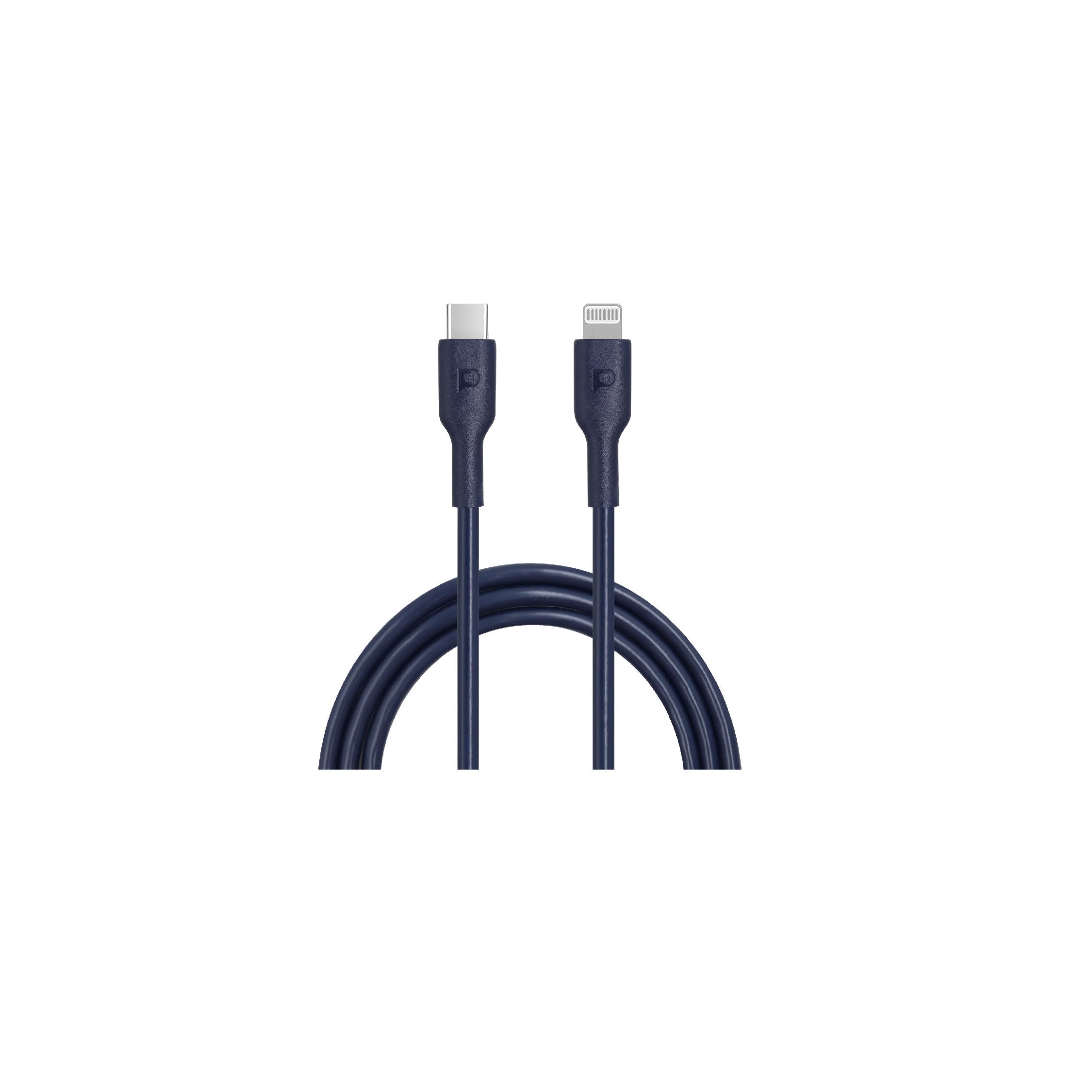 Powerology Type-C to Lightning Cable 1.2m -Black