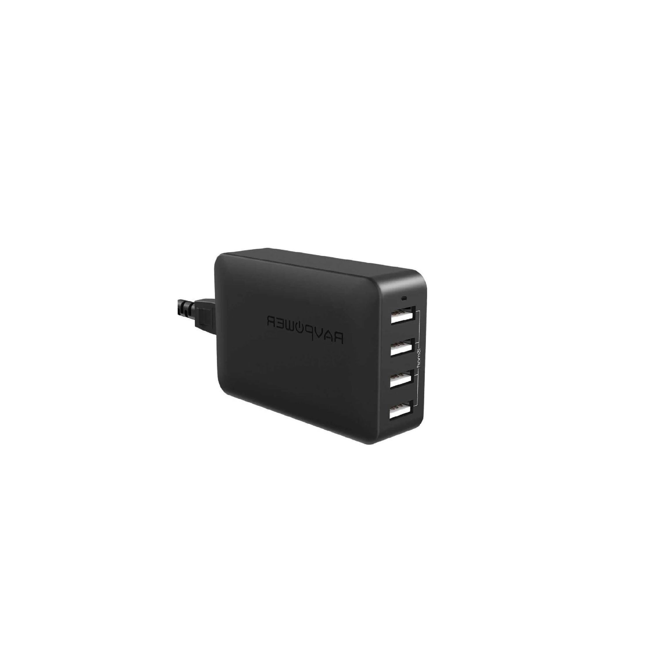 RAVPower 4-Port Travel Adapter 40W - Black