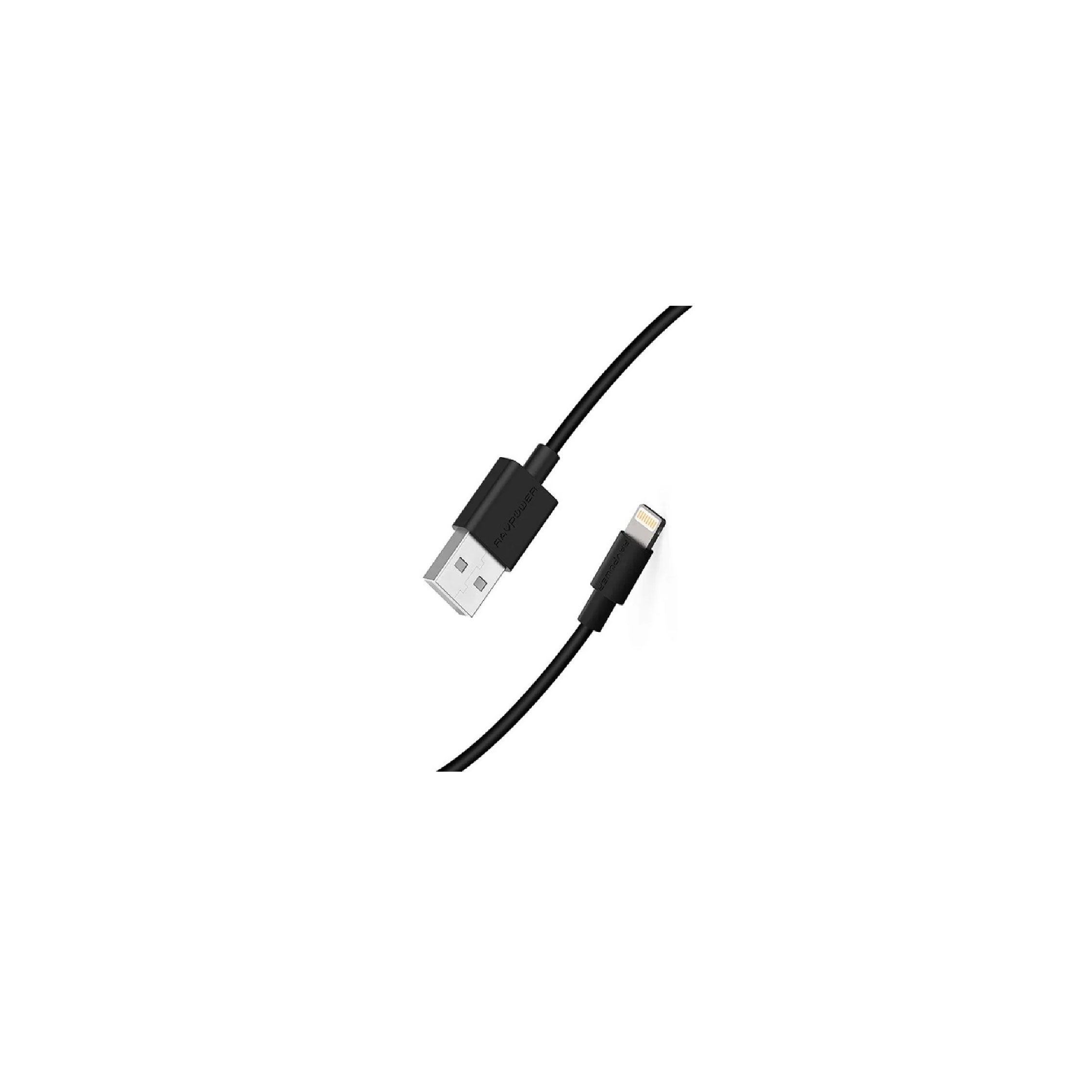 RAVPower Lightning Cable 0.2m - Black