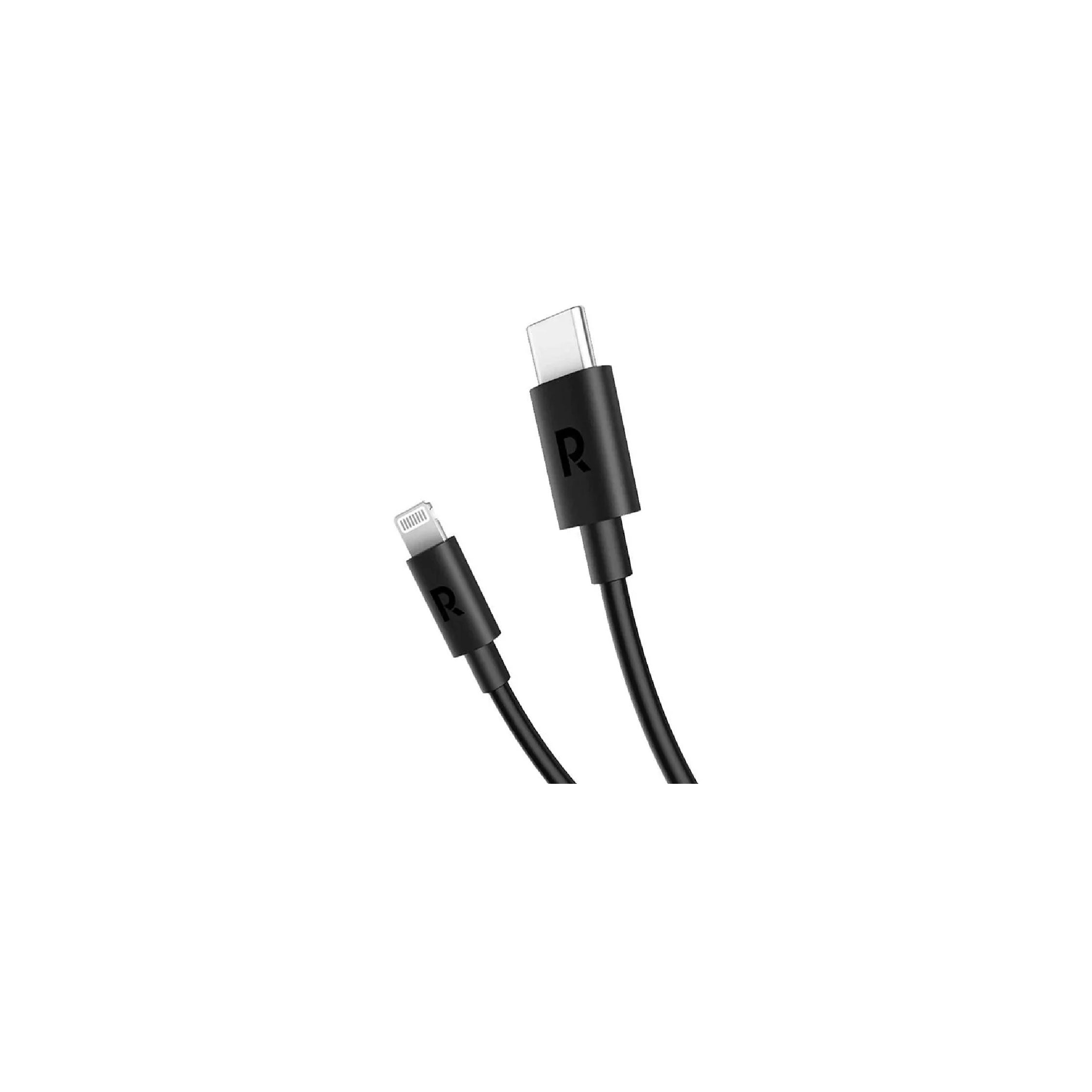 RAVPower Type-C to Lightning Cable 1m / 3.3ft - Black