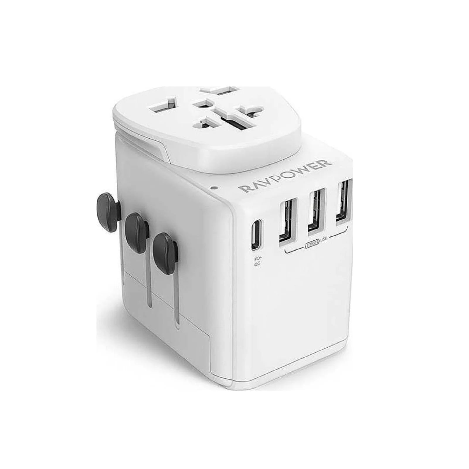 RAVPower Universal 4-Port Travel Charger 30W - White