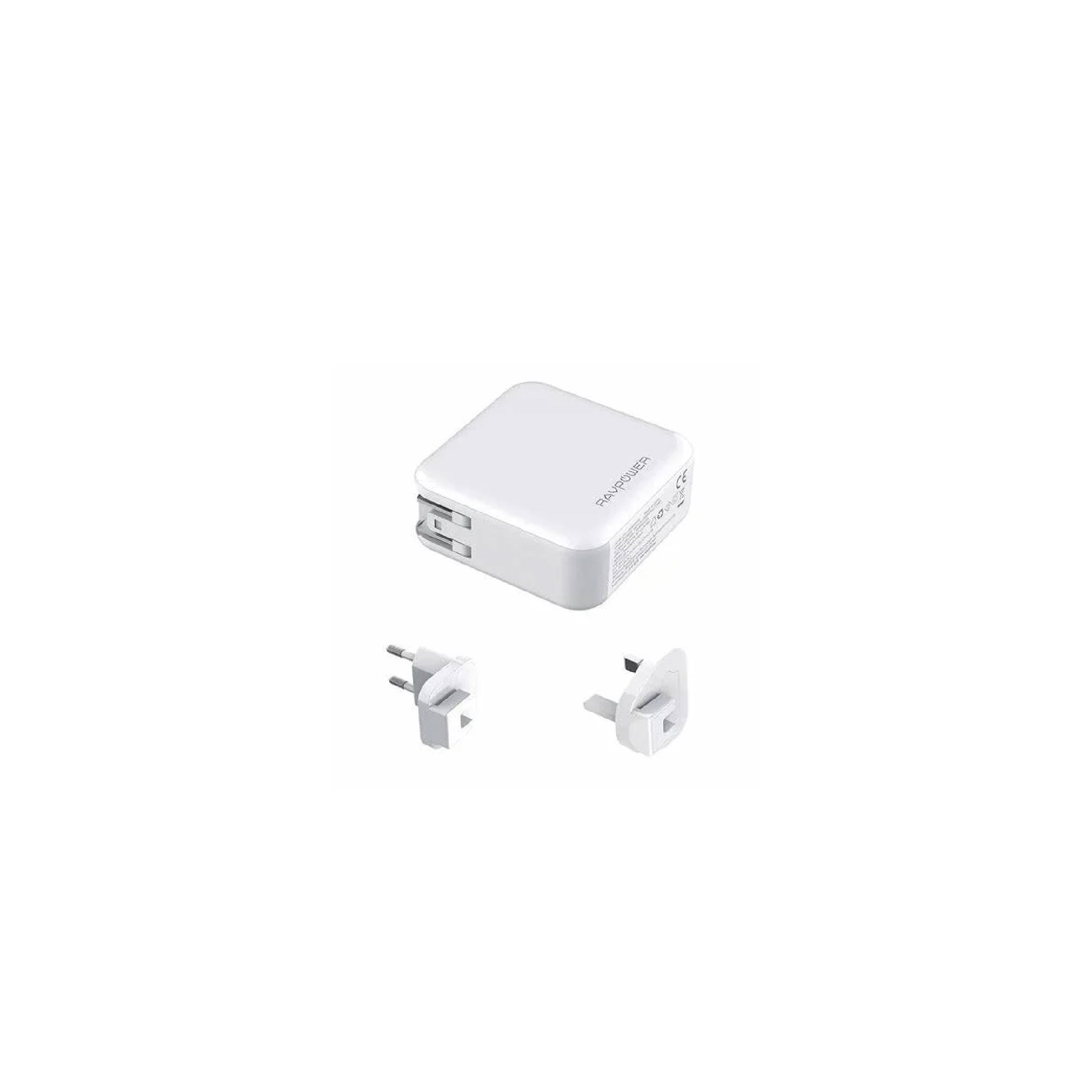 RAVPower AC Charger 5000mAh PD+QC3.0 UK - White