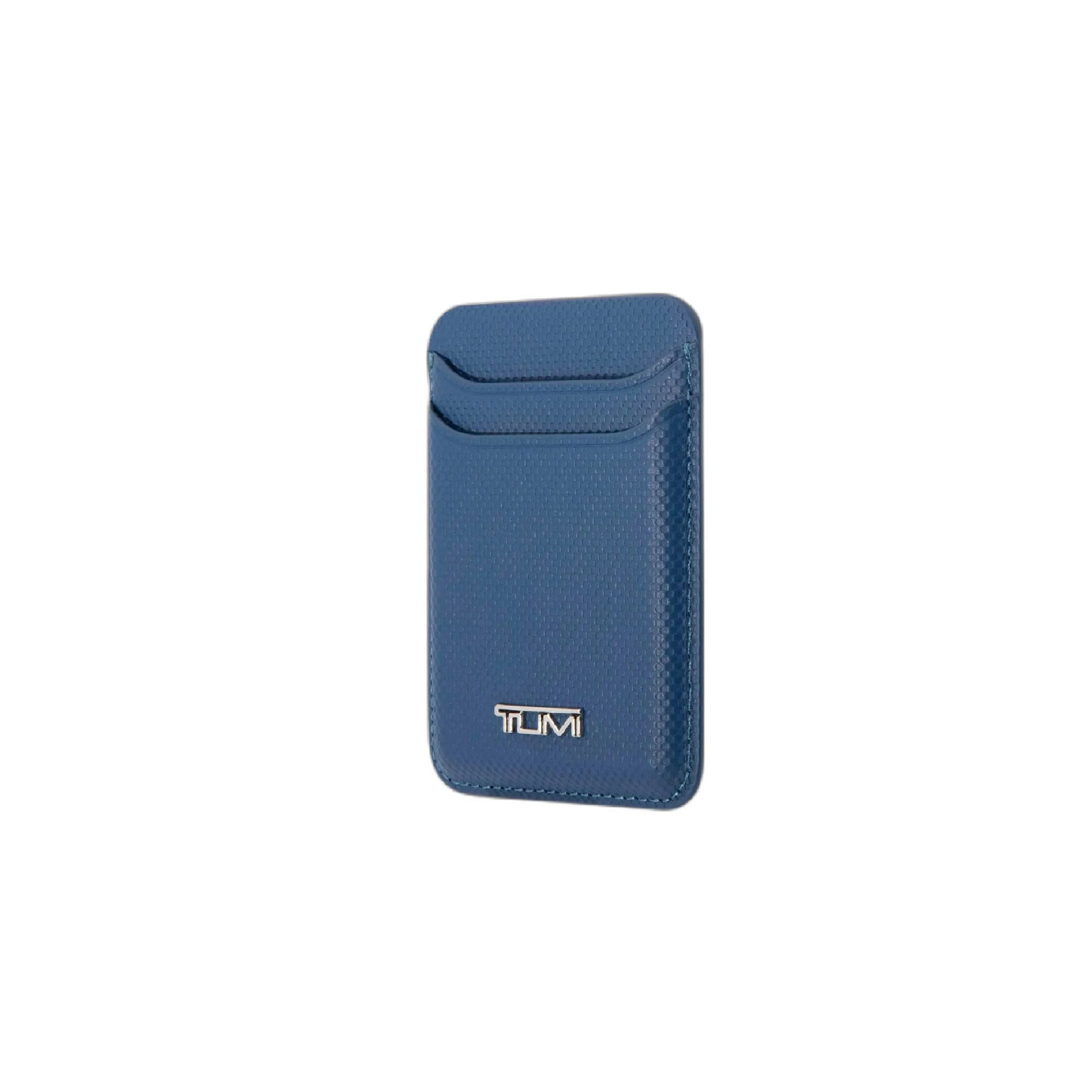 Tumi magnetic card holder - blue