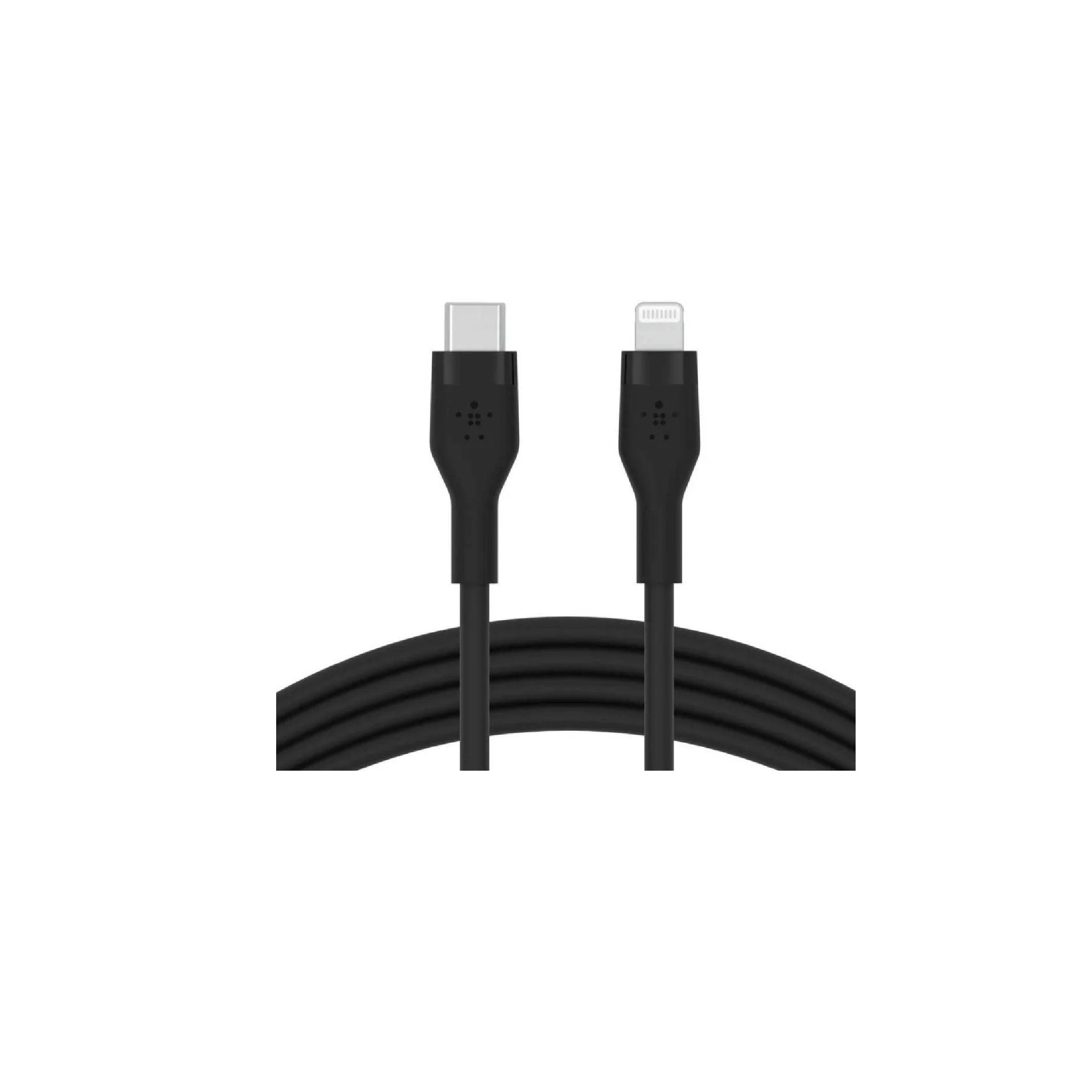 belkin usb-c to lightening 3m - black