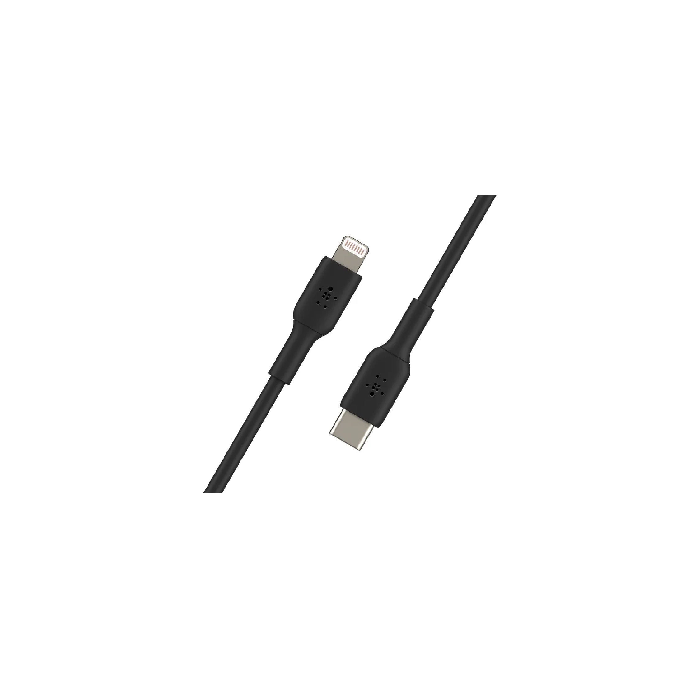 belkin usb-c to lightning connector 1m - black