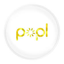 popl - sharing device (white and gold)