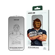 Green Lion 3d Silicon plus privacy screen protector for ip 17 pro
