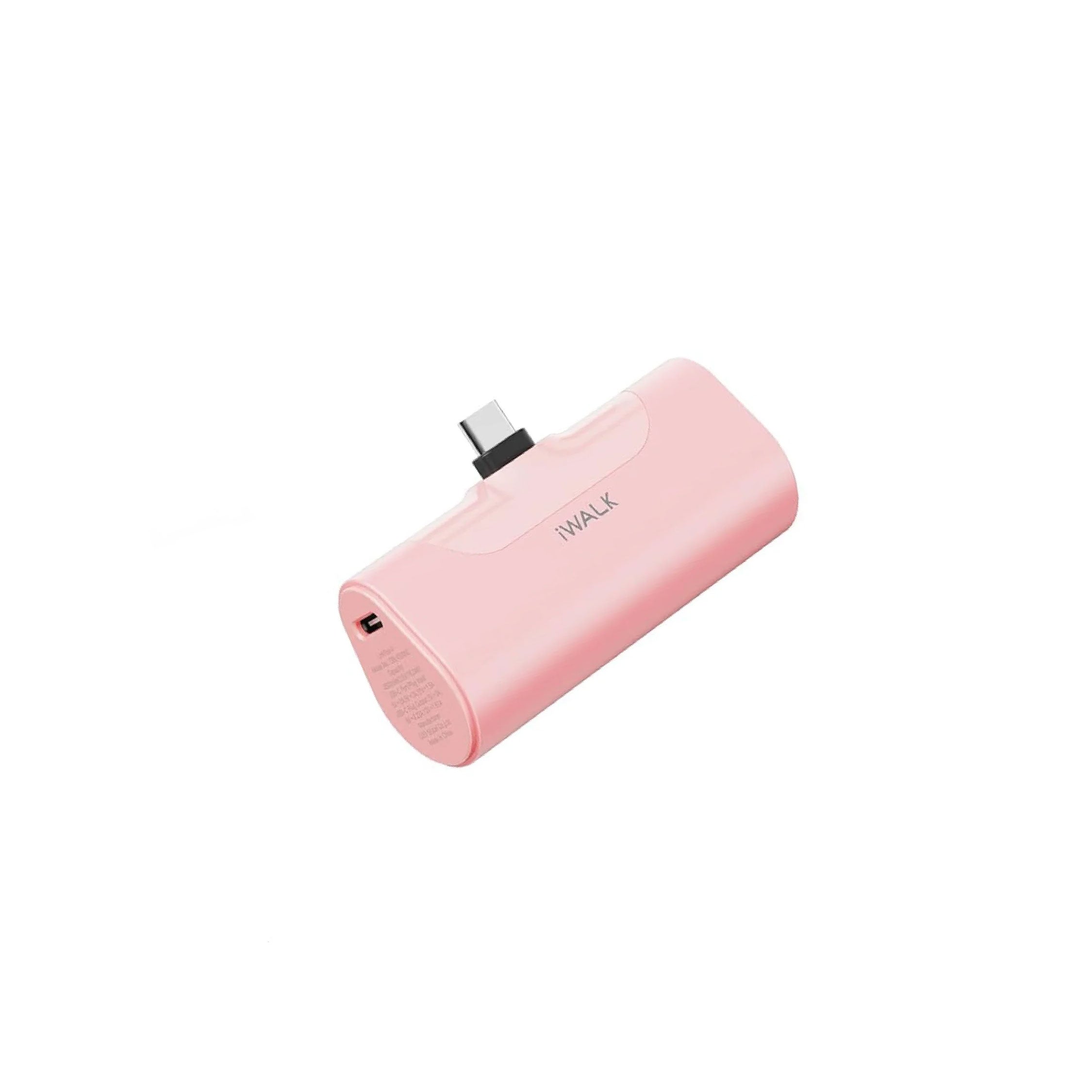 iwalk pocket battery 4500mah USB-C pink