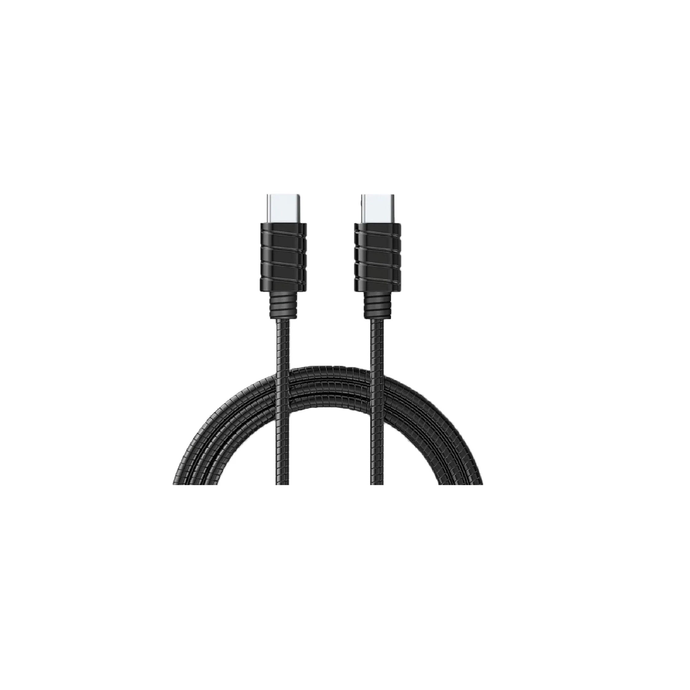 iwalk twister charging cable USB-C to USB-C - black