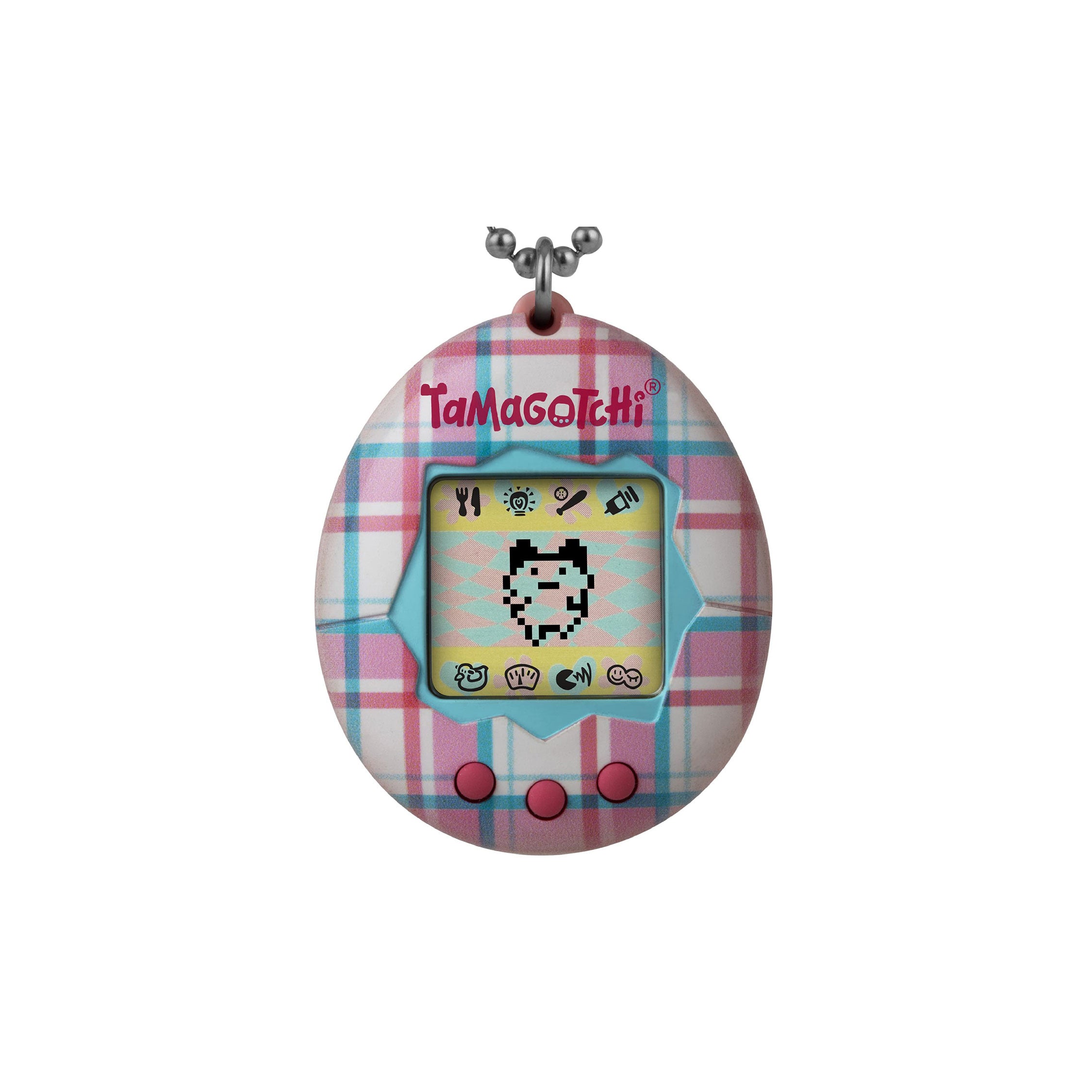 Original Tamagotchi Plaid Pink