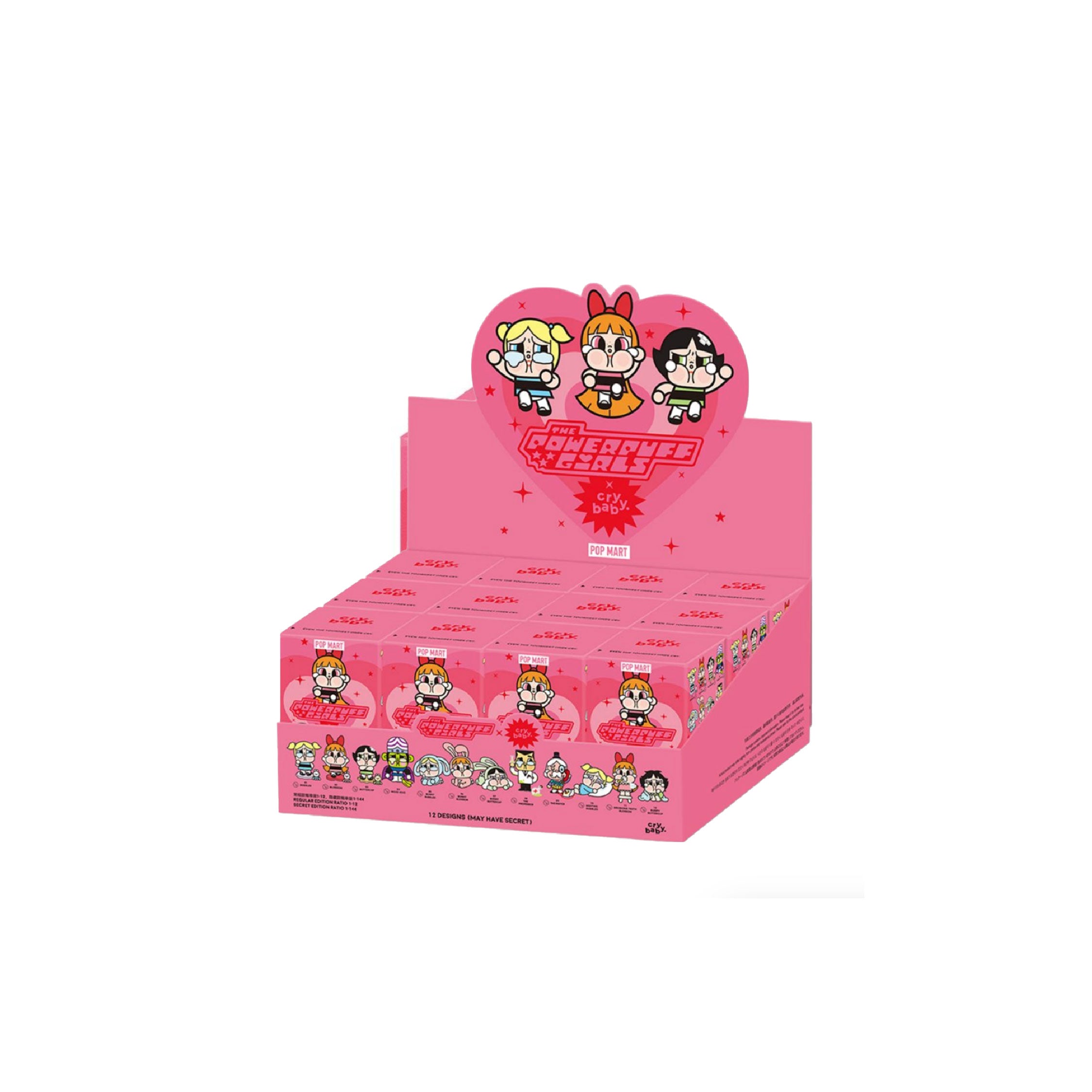 POP MART CRYBABY x Powerpuff Girls Series Figures