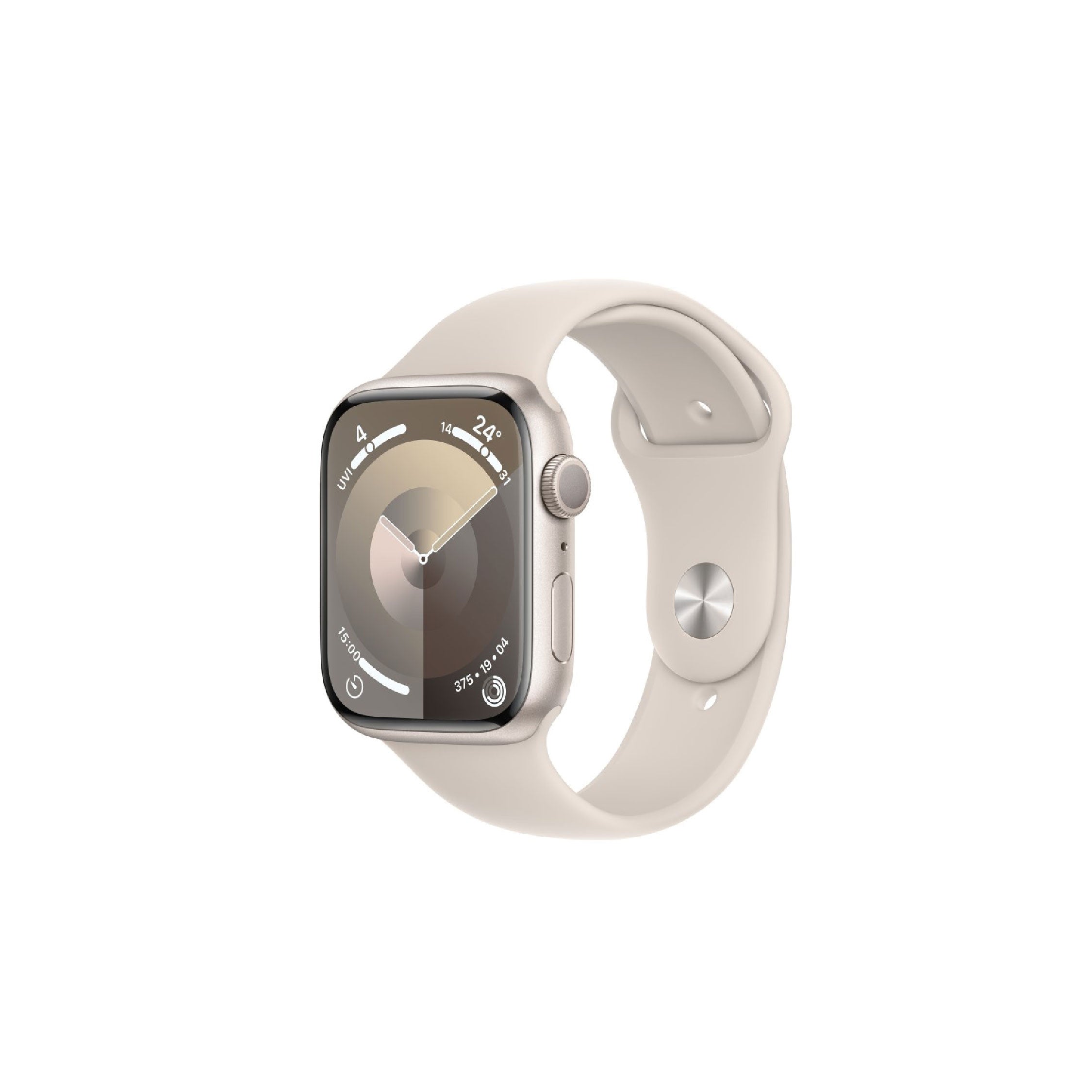 Apple Watch Series 9 GPS 41mm Starlight Aluminium Case with Starlight Sport Out