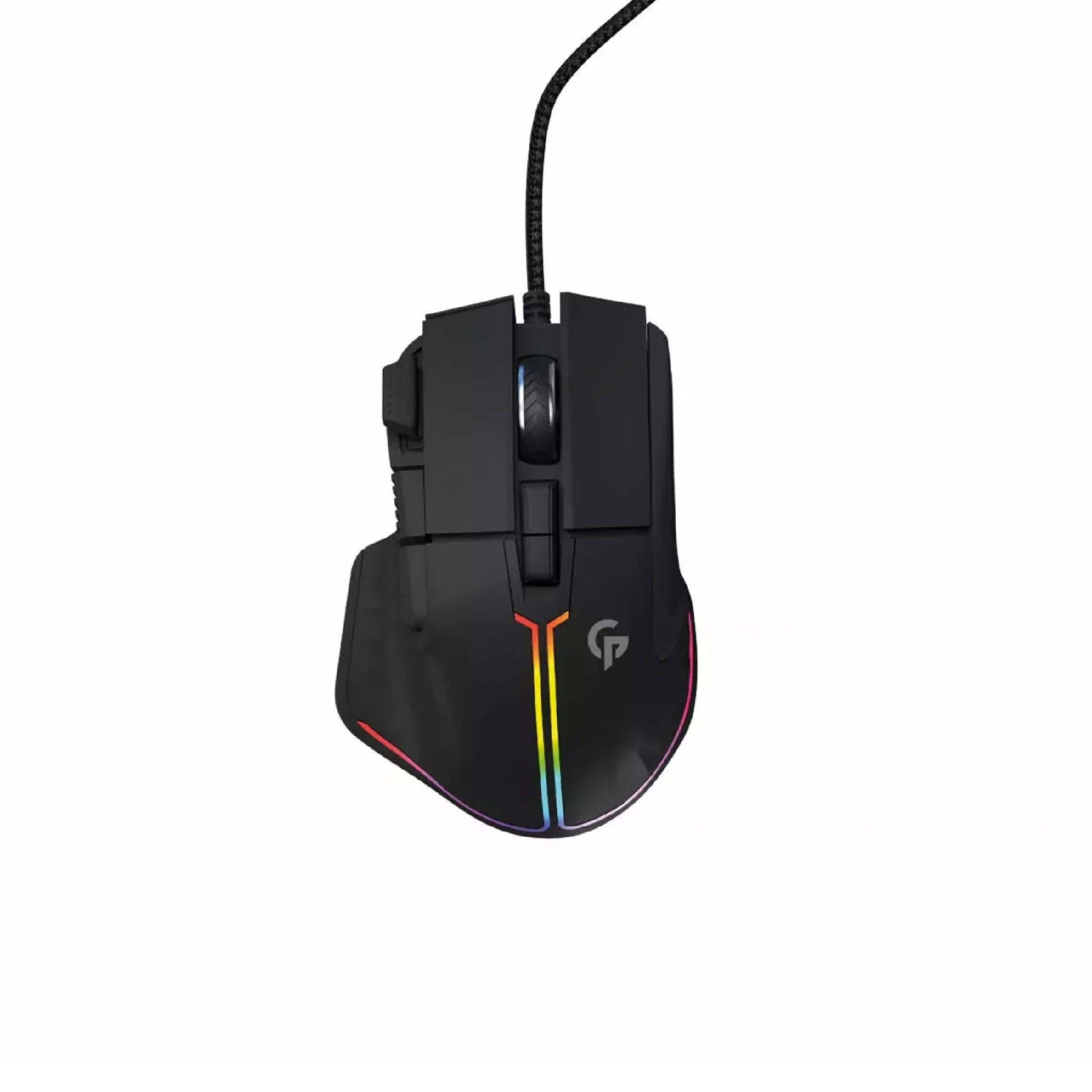 Porodo gaming 8D wired mouse RGB - black