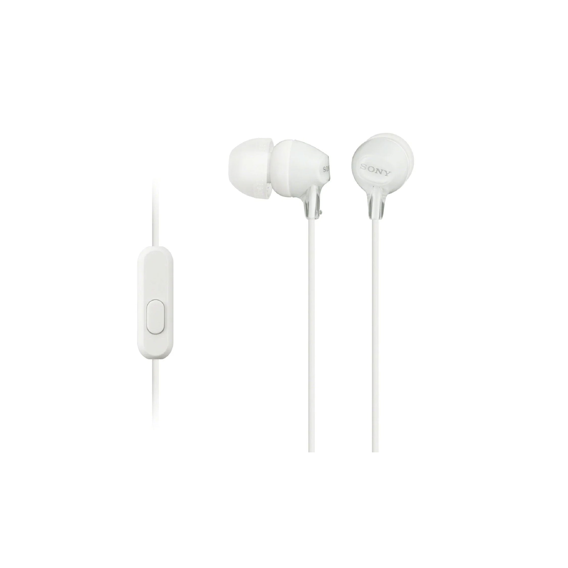 Sony stereo wired headphones - white