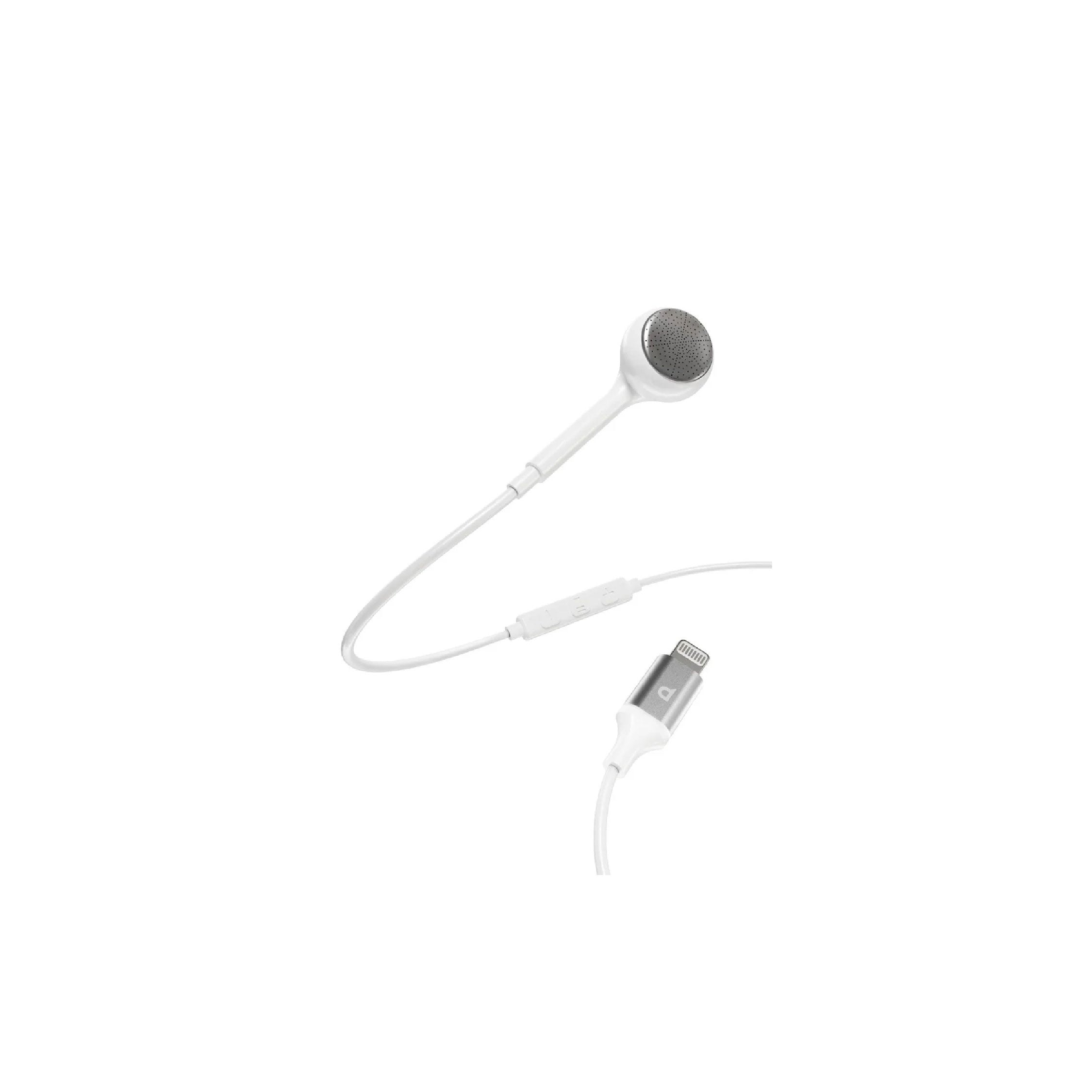 Powerology Mono Earphone Lightning Connector - White