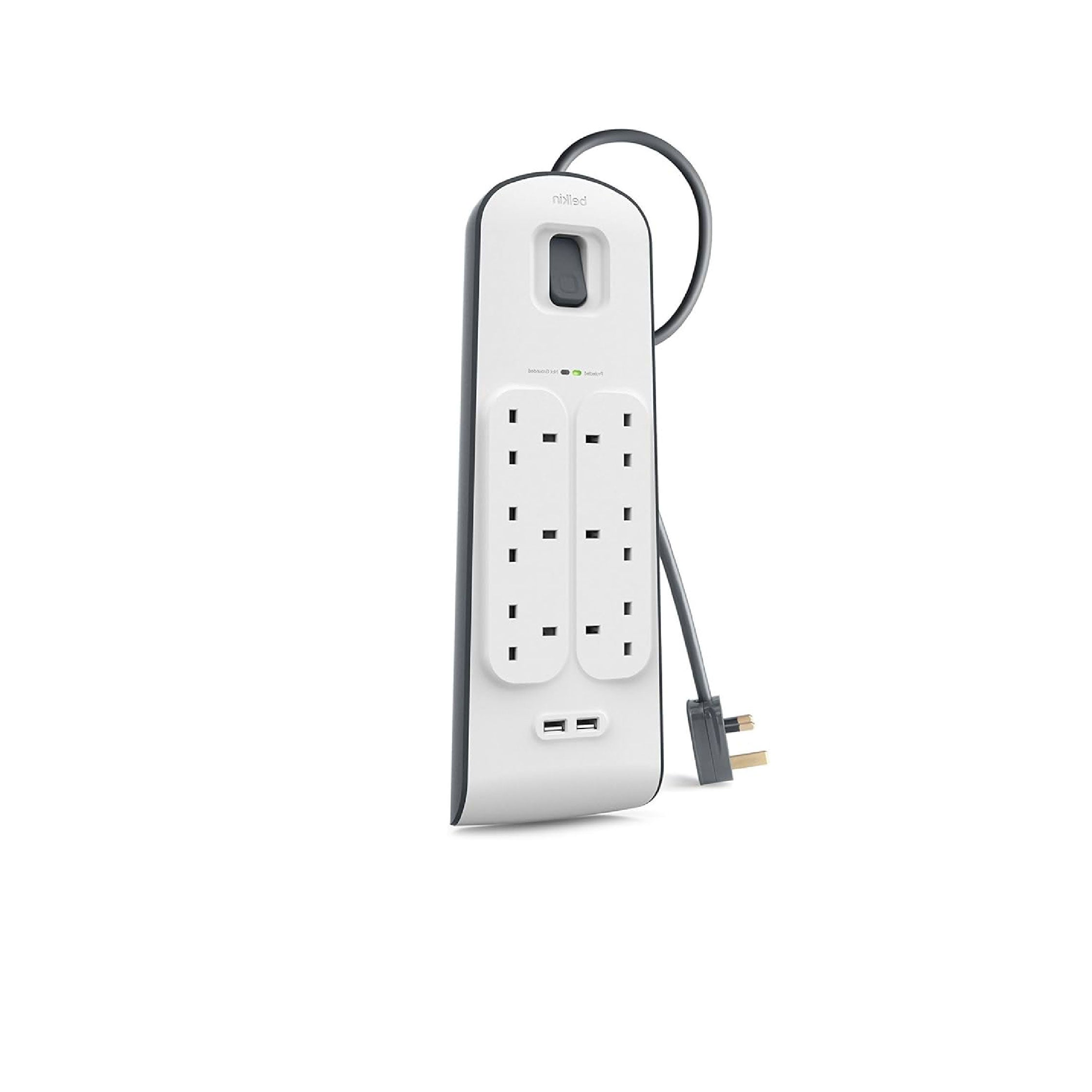 Belkin usb surge protector extension - 6 ports - 2m