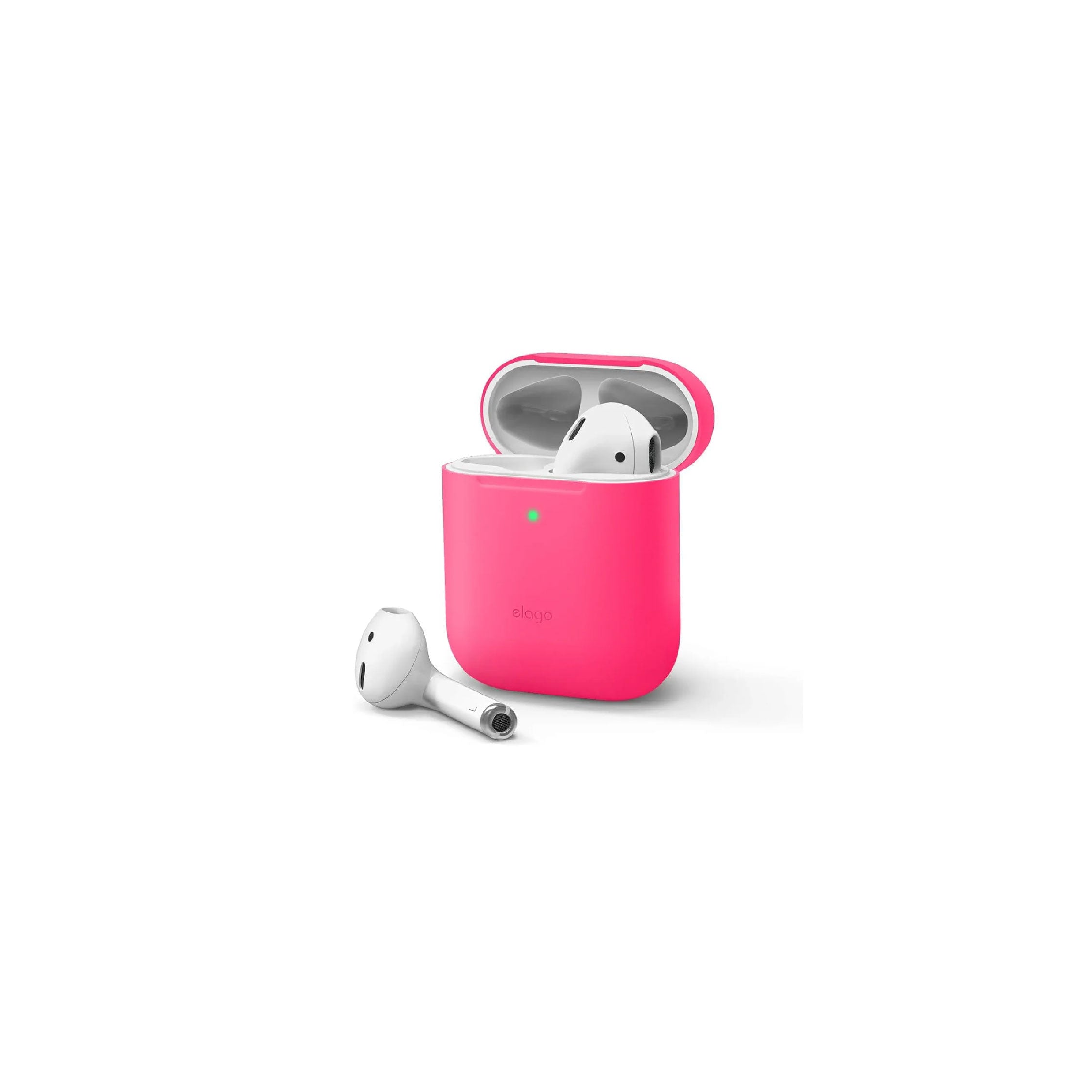 Elago Basic Skinny Case for Apple Airpods - Neon Hot Pink