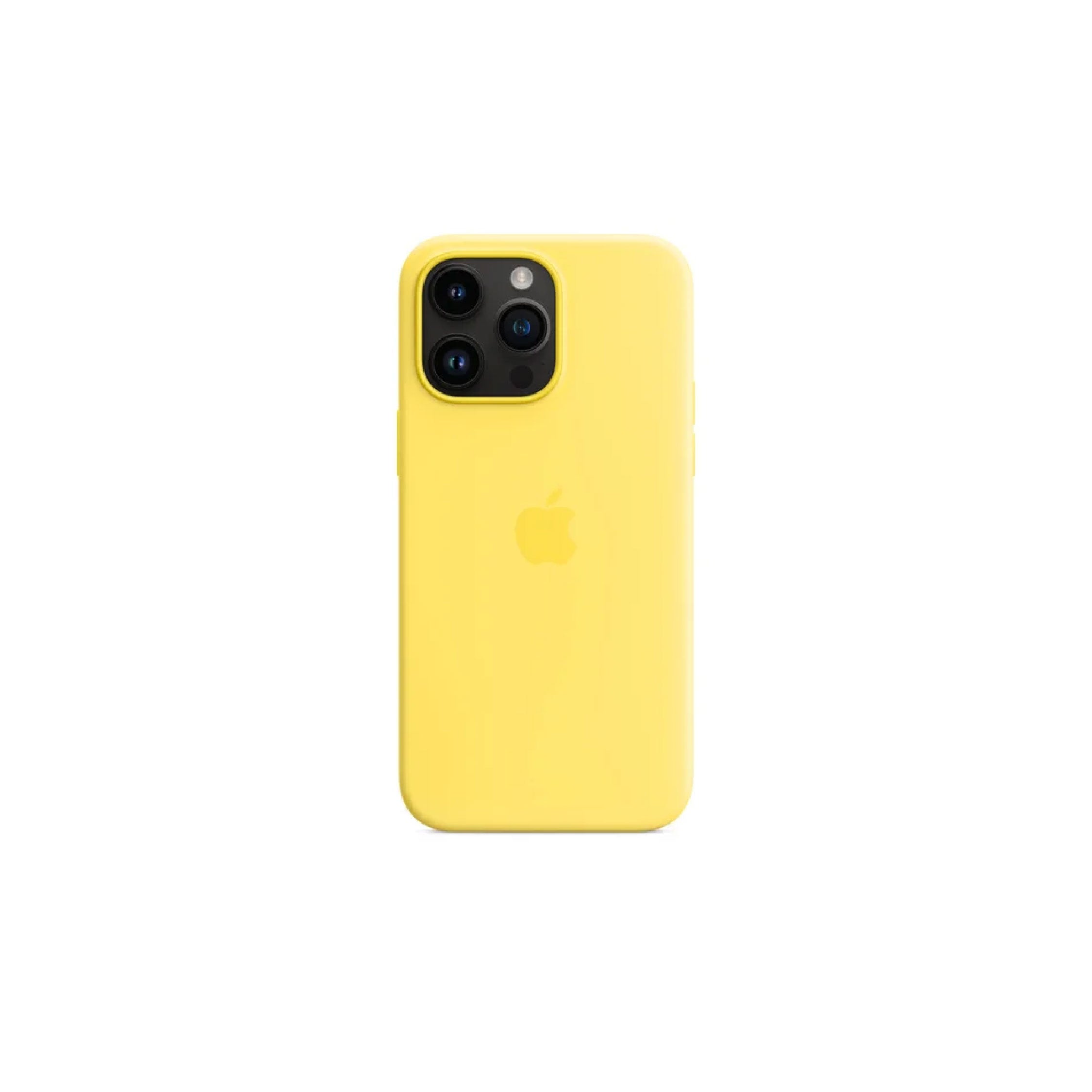 Apple iPhone 14 Pro Max Silicone Case with magSafe -Canary Yellow