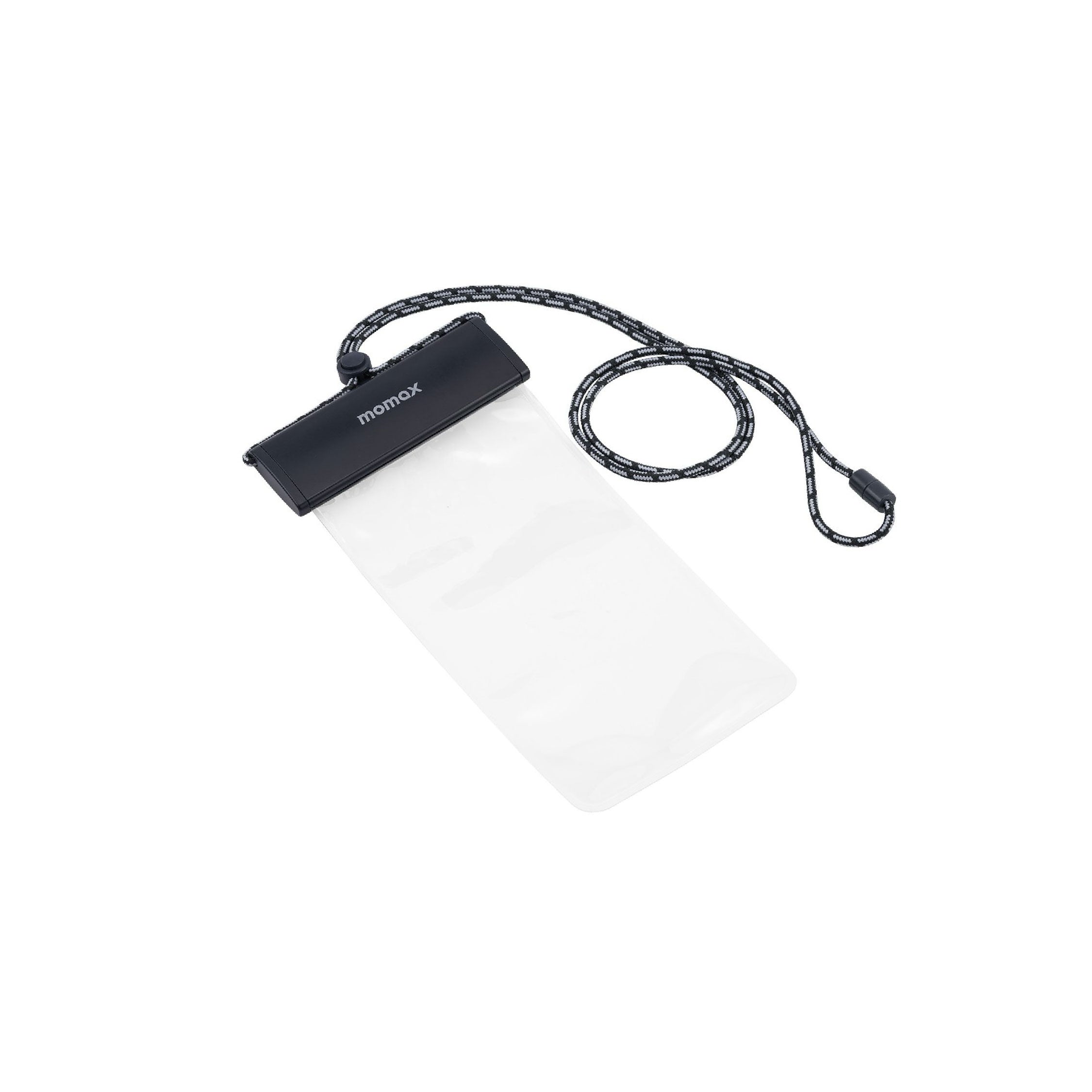 Momax Waterproof pouch universal with neck strap black