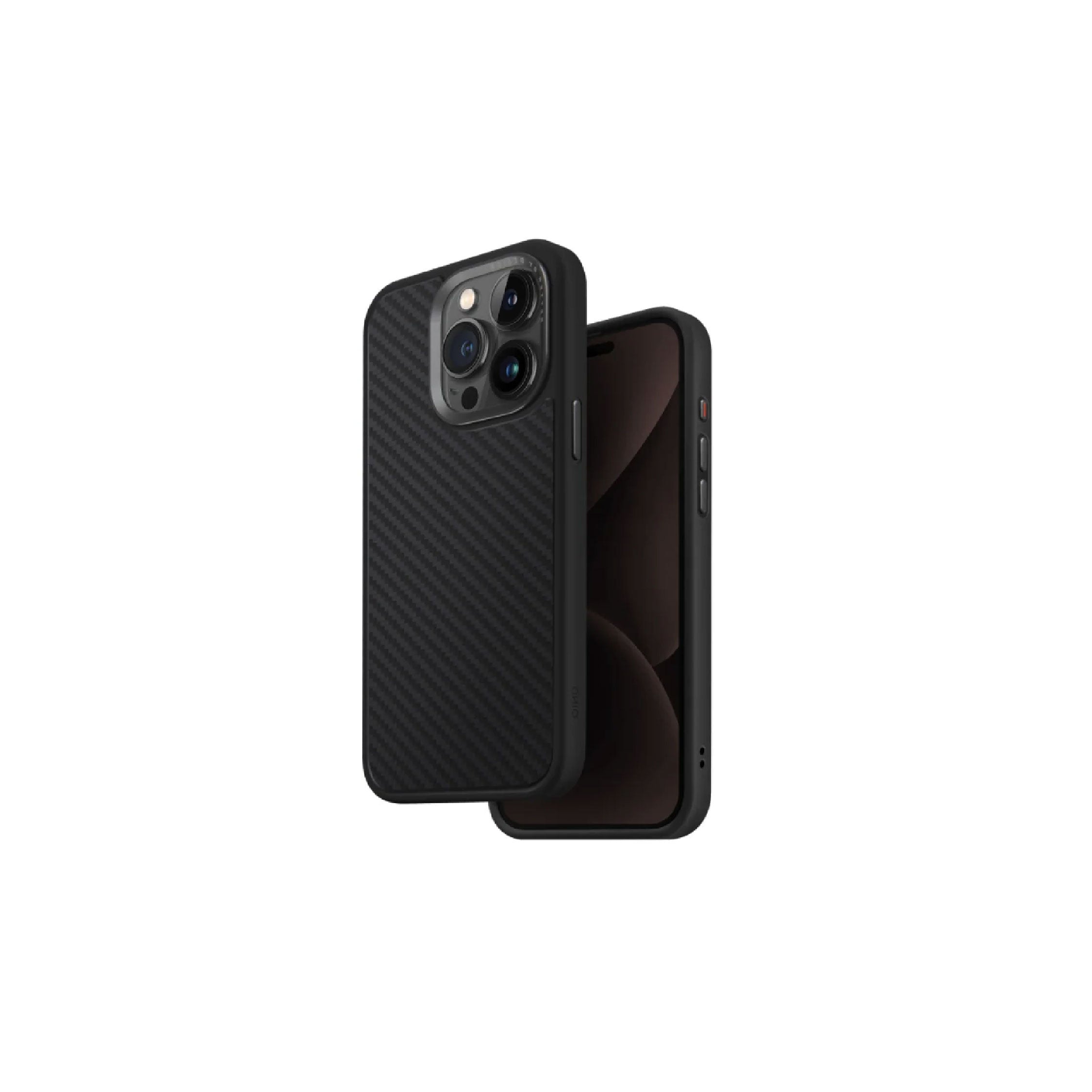 Uniq Hybrid iPhone Pro (2023) 6.1 MagClick charging Keva - CARBON (BLACK)