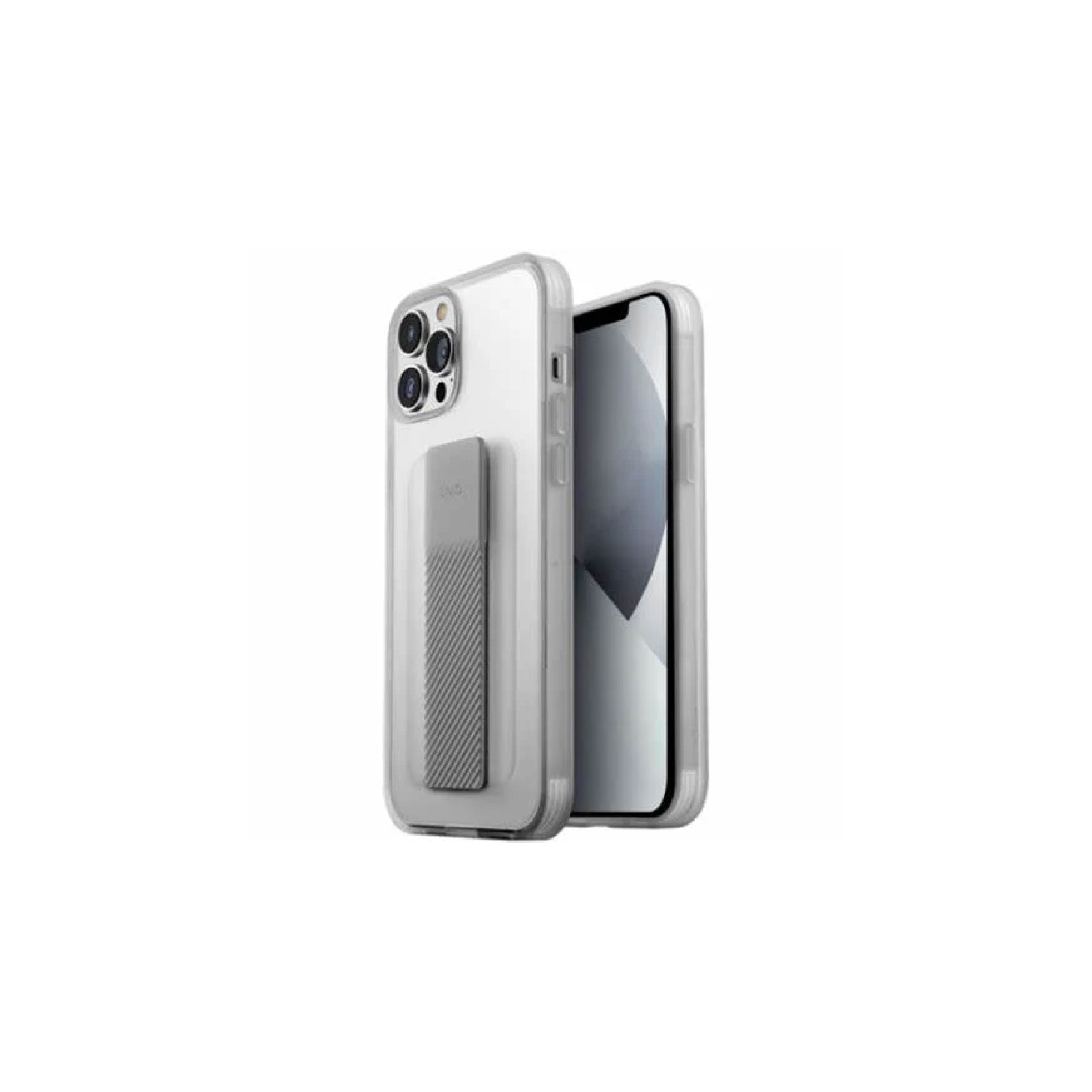 UNIQ HYBRID IPHONE 13 PRO HELDRO MOUNT SERIES - DOVE (MATTE CLEAR)