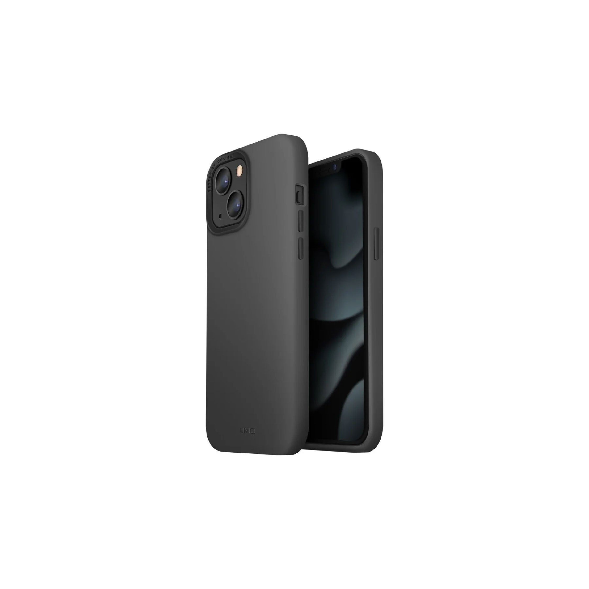 Uniq Lino silicone case iPhone 13 - Black