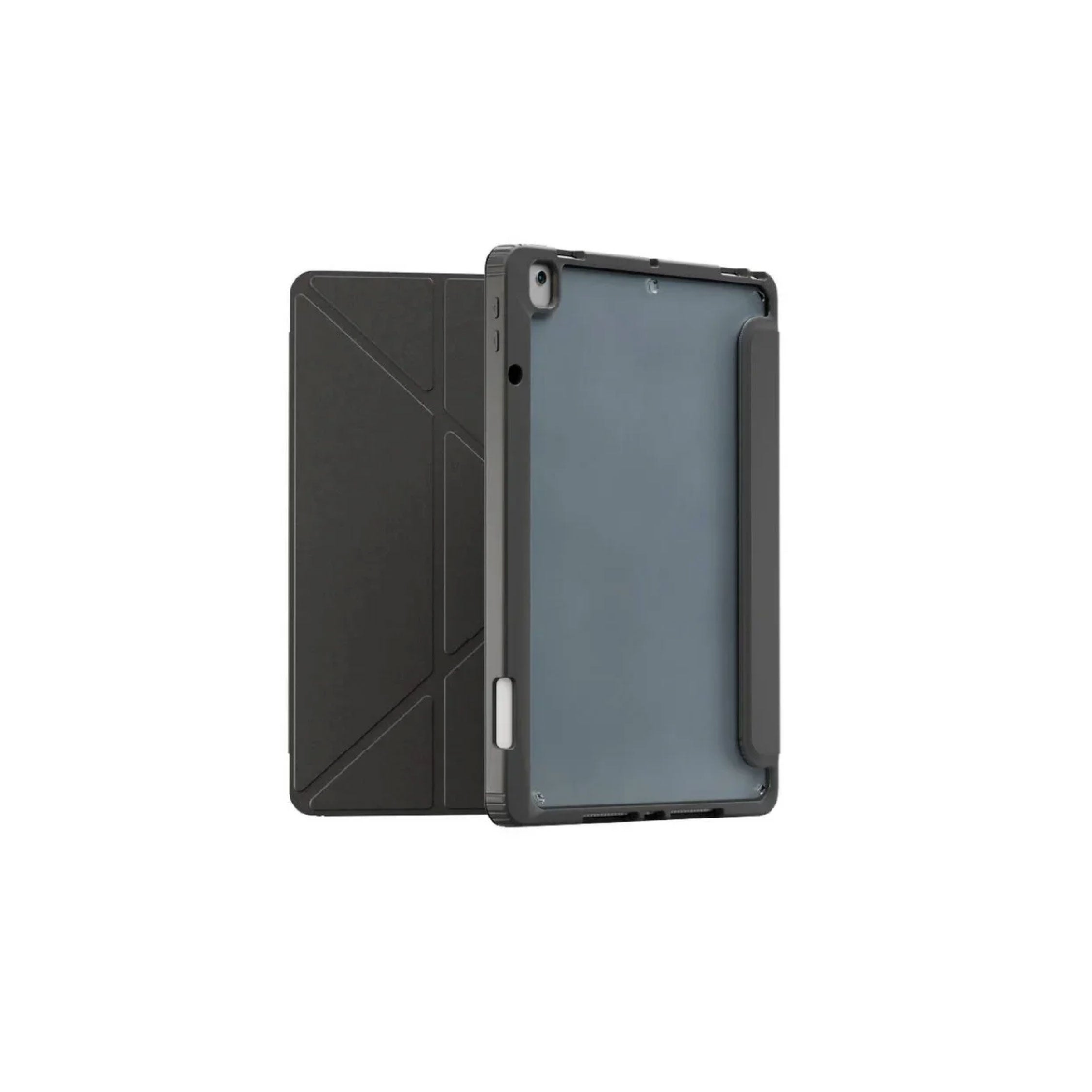 Levelo Conver Clear Back Hybrid Case for iPad 10.2 Black