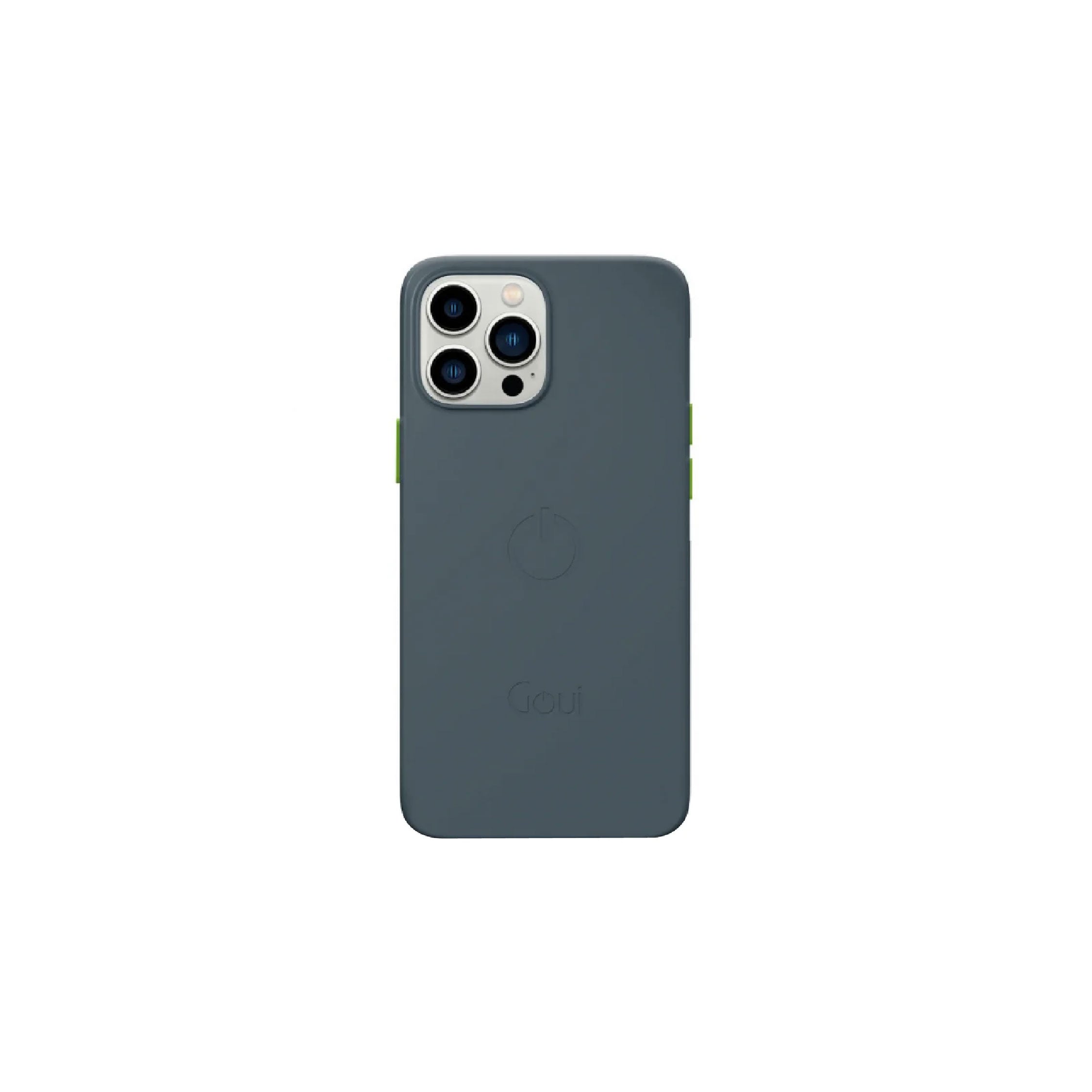 Goui magnetic iphone cover / iPhone 12 & 12 pro - steel grey