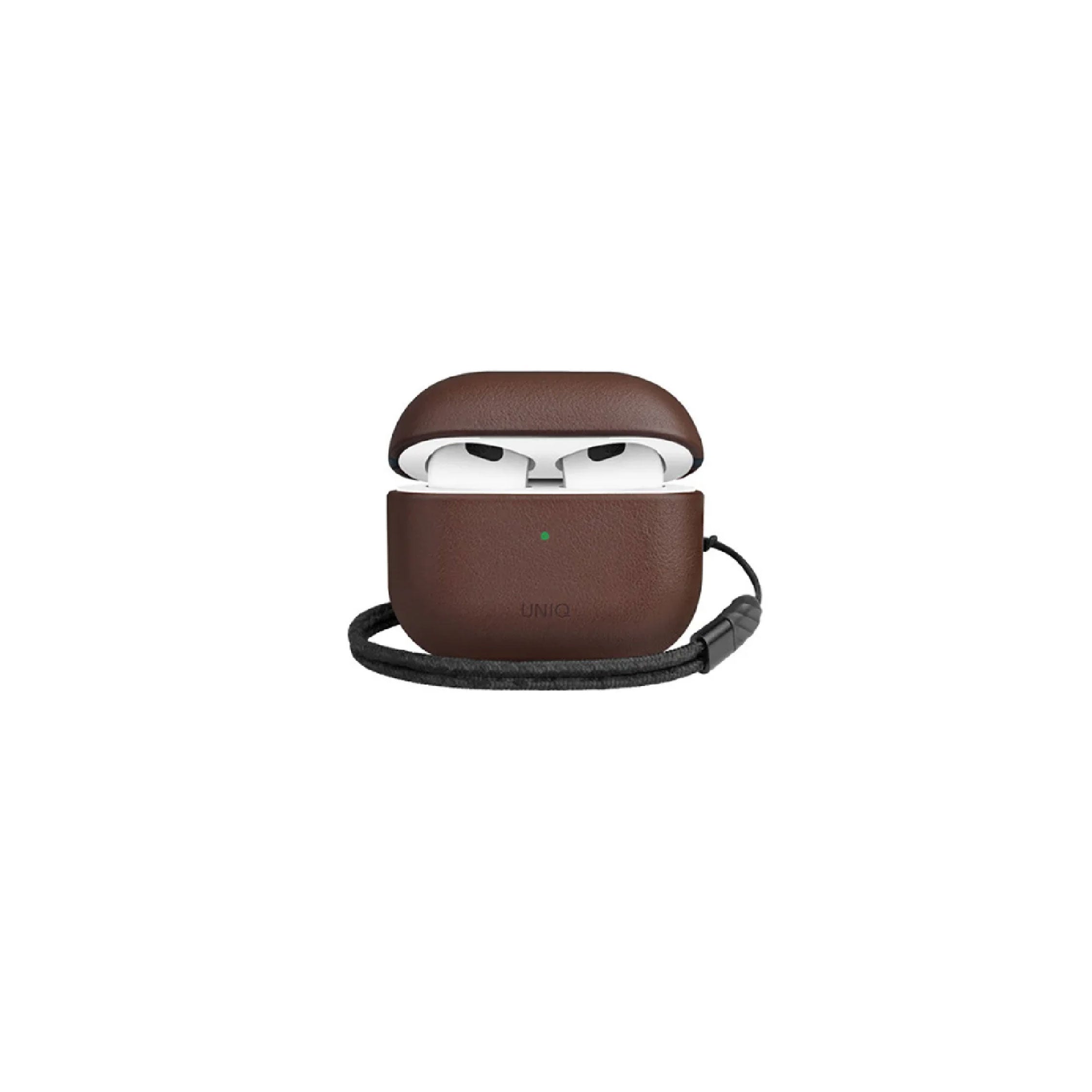 Uniq Terra Geniune Leather Airpods 3Rd Gen Case - Sepia (Brown)