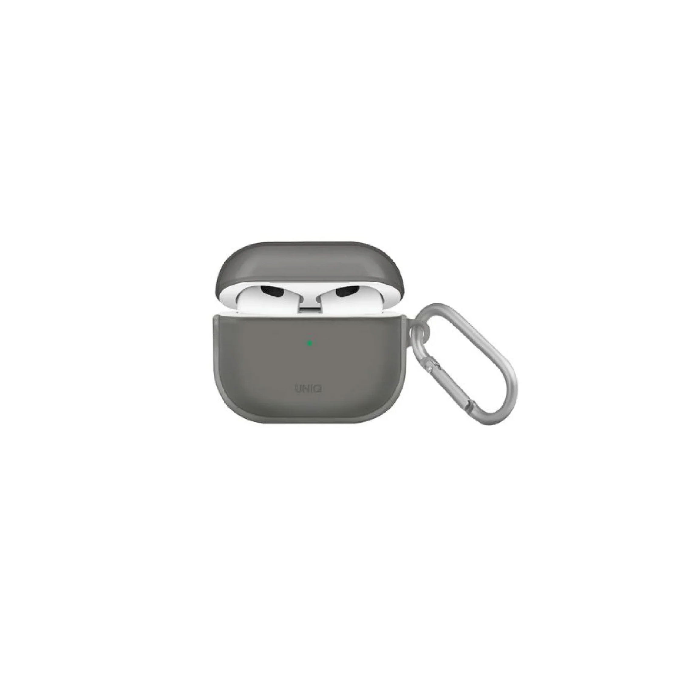 Uniq Glase Airpods 3Rd Gen Hang Case - Glossy Smoke (Smoke)